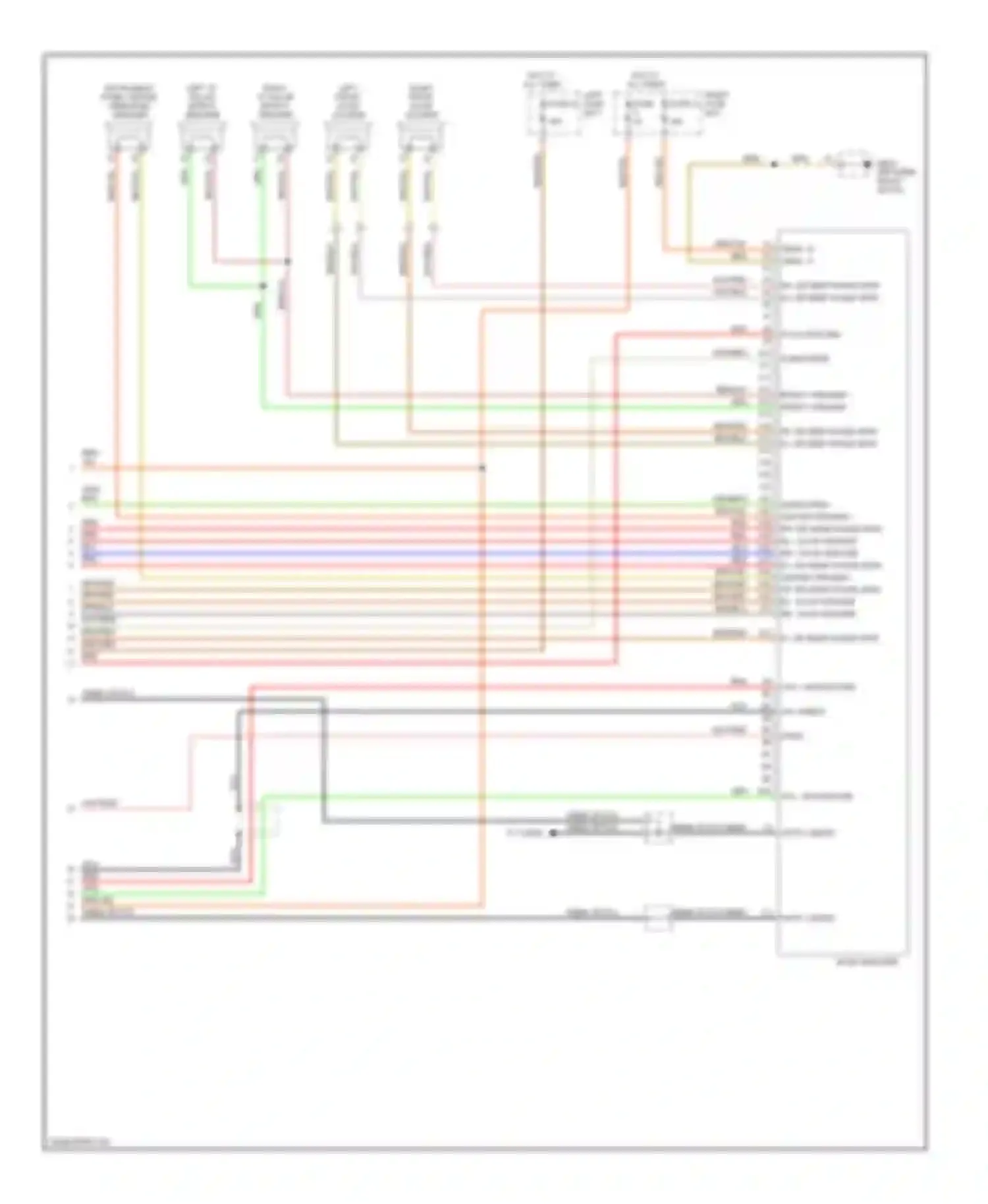 Cayenne Porsche I (2002-2007): Bose radio circuit (3 of 3)