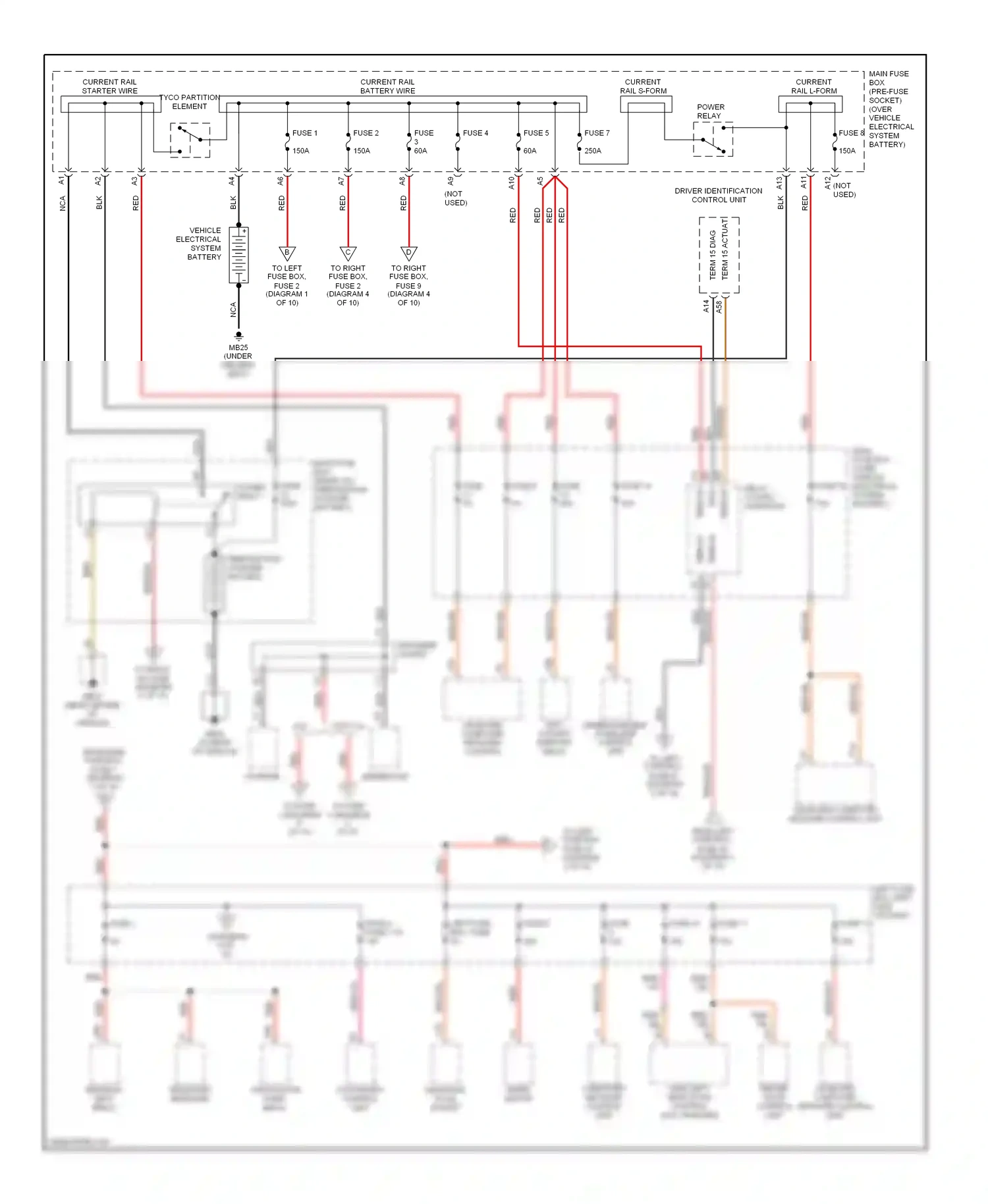 Wiring diagram blk for Porsche Cayenne I (2002-2007) (39 of 56)
