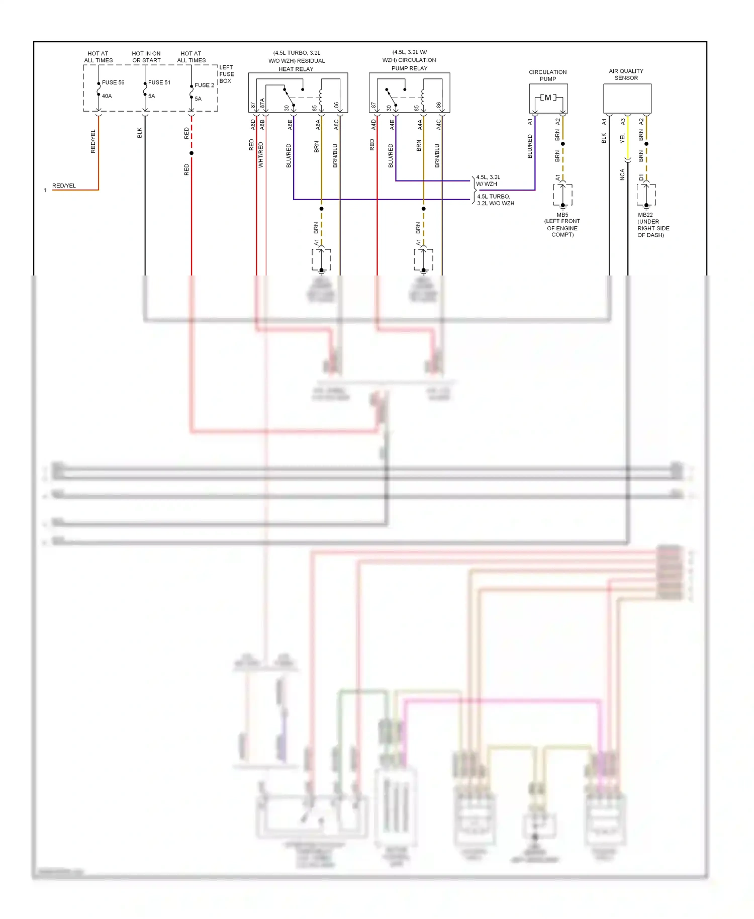 Wiring diagram blk for Porsche Cayenne I (2002-2007) (7 of 56)