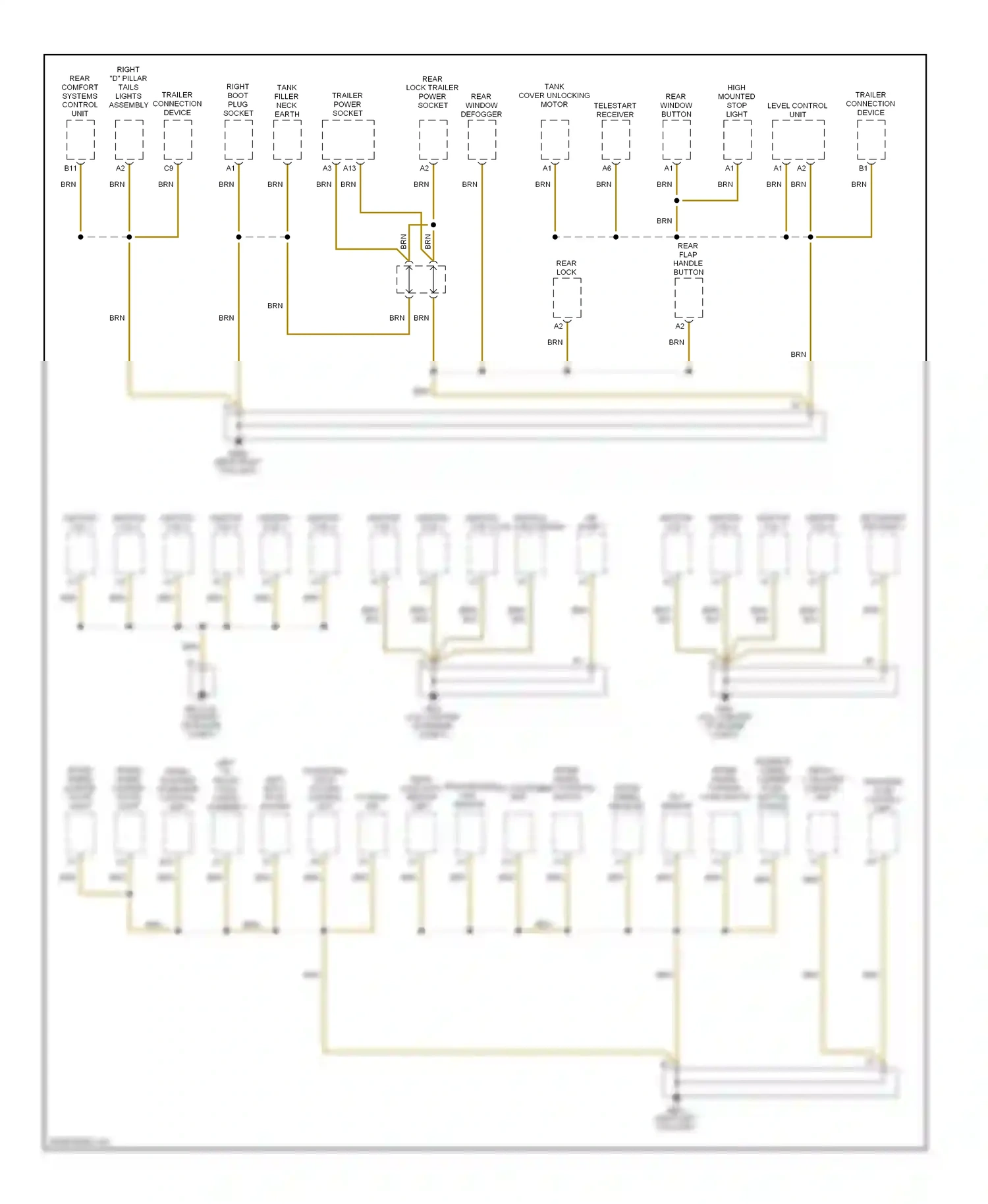 Wiring diagram blk for Porsche Cayenne I (2002-2007) (35 of 56)