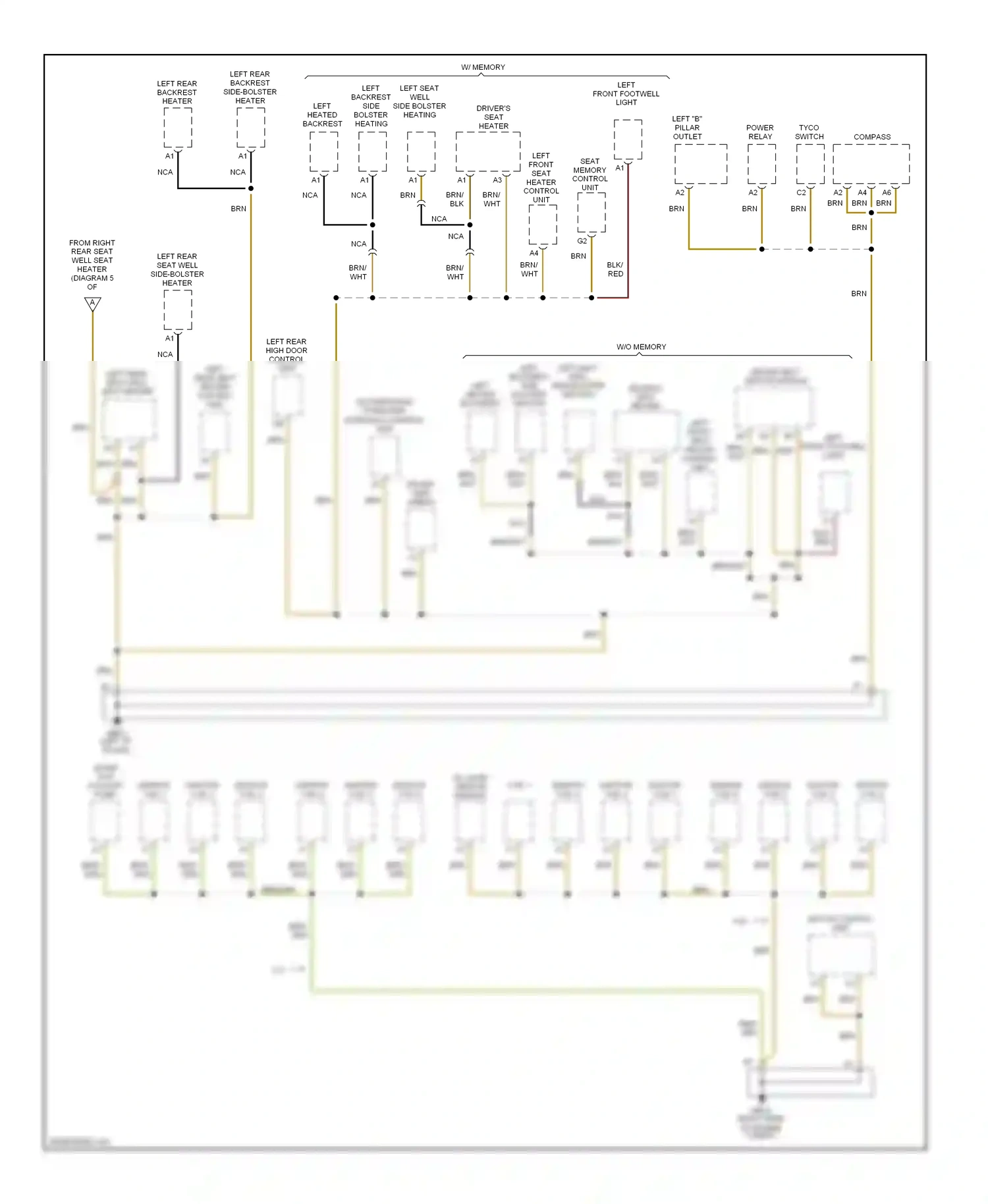 Wiring diagram blk for Porsche Cayenne I (2002-2007) (34 of 56)