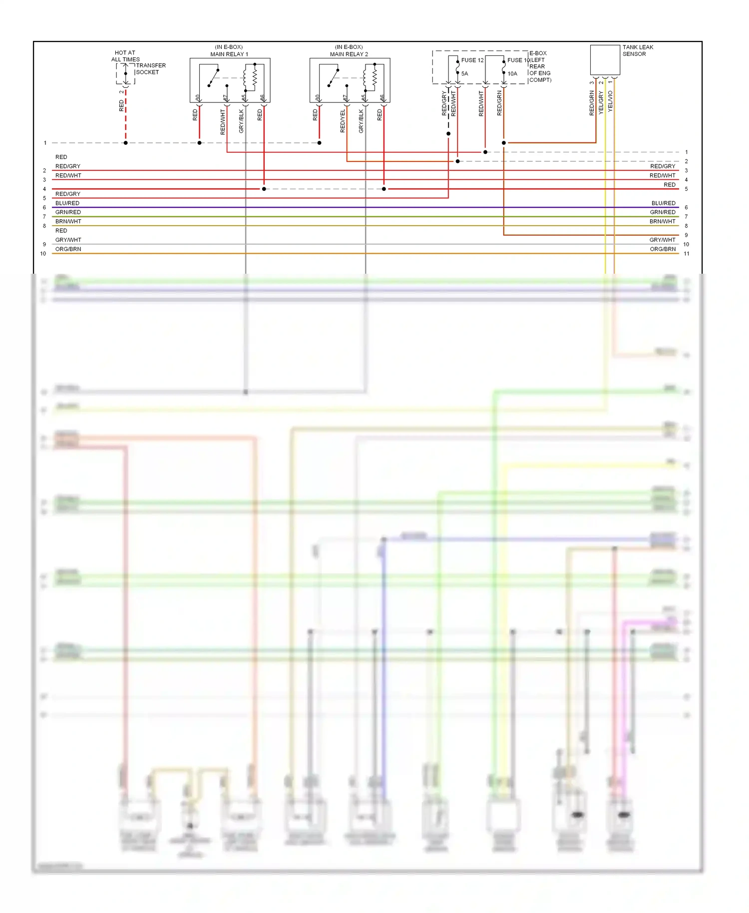 Wiring diagram blk for Porsche Cayenne I (2002-2007) (20 of 56)