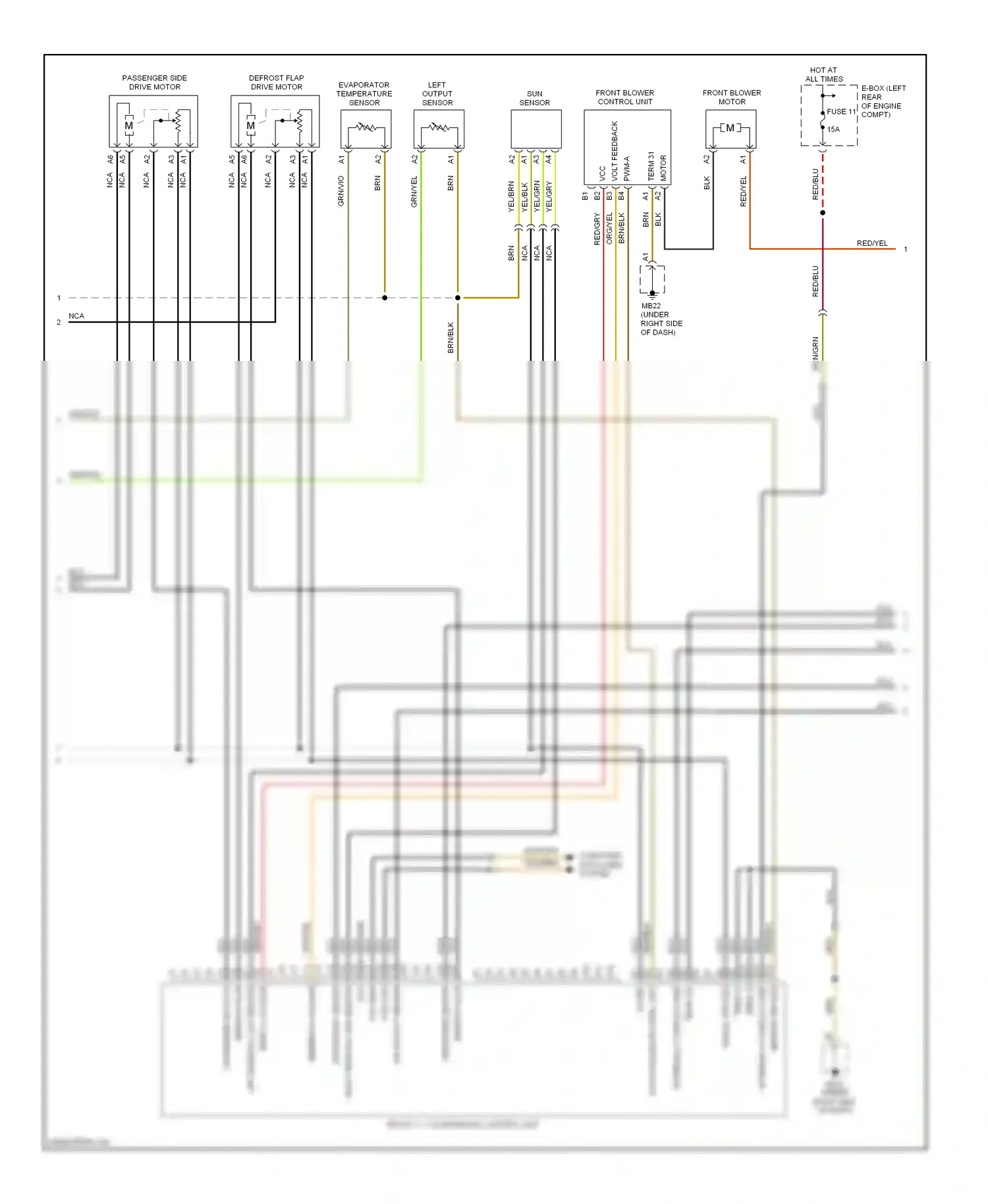 Wiring diagram can high for Porsche Cayenne I (2002-2007) (2 of 9)