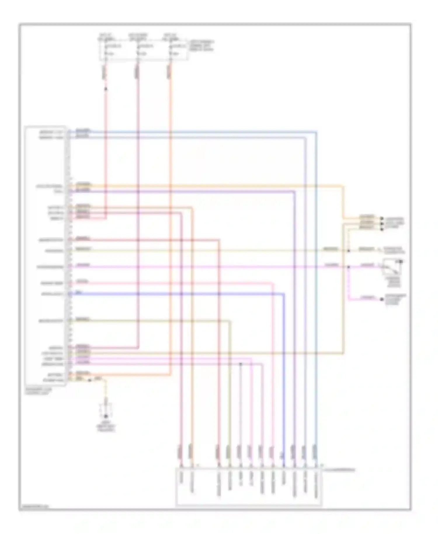 Wiring diagram diagnosis k for Porsche Cayenne I (2002-2007) (1 of 1)