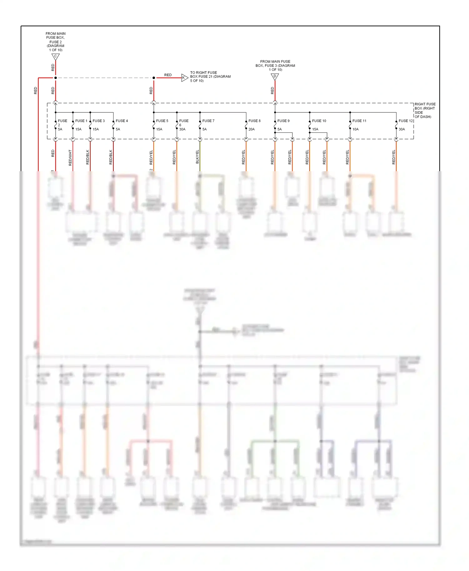 Porsche Cayenne I (2002-2007) dvd drive wiring diagram  (3 of 4)