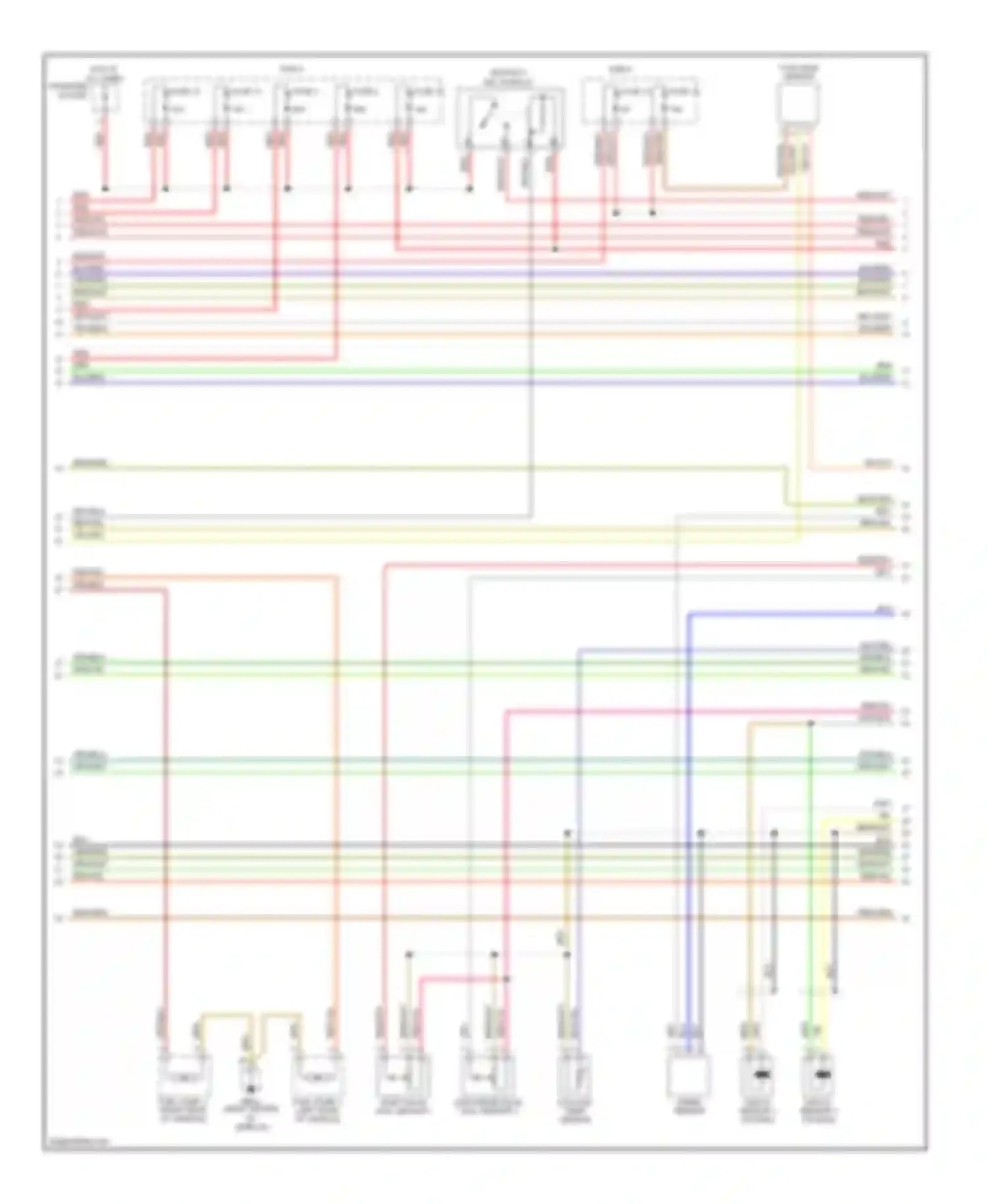 Wiring diagram e-box for Porsche Cayenne I (2002-2007) (5 of 5)