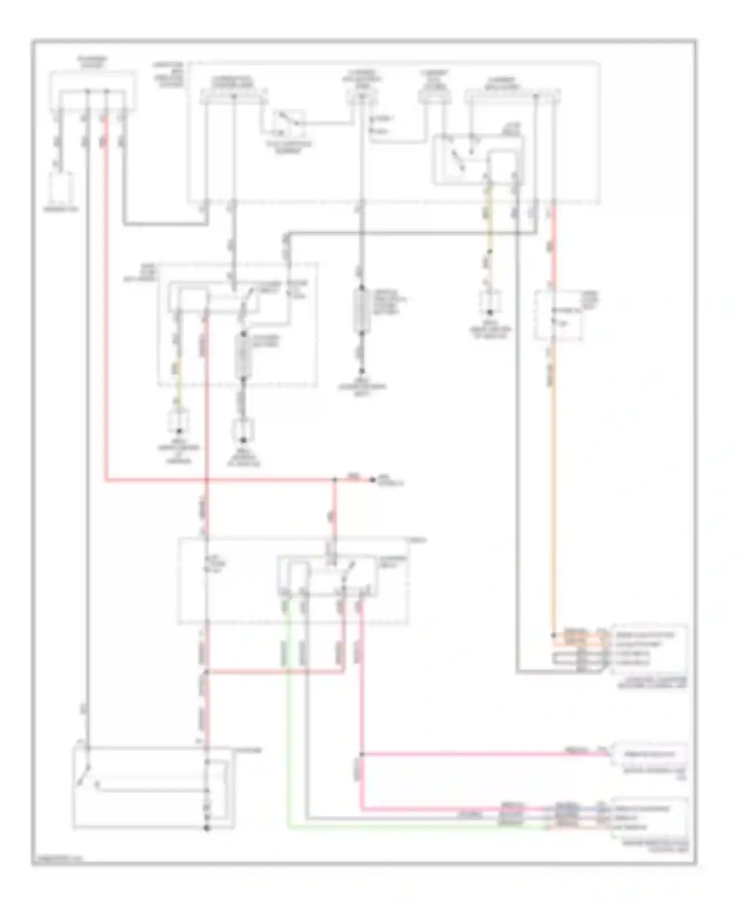 Wiring diagram e-box for Porsche Cayenne I (2002-2007) (4 of 5)