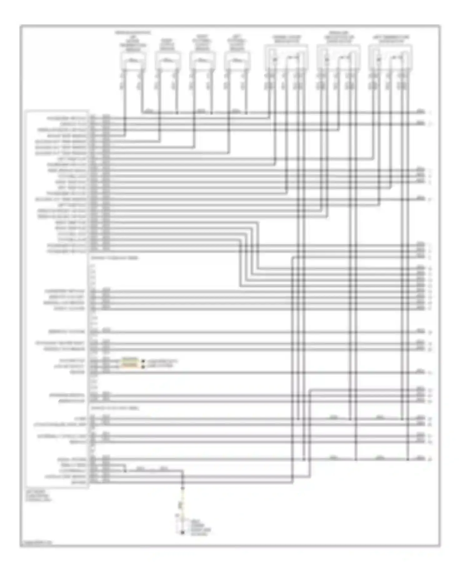 Wiring diagram externally cntrld comp for Porsche Cayenne I (2002-2007) (1 of 2)
