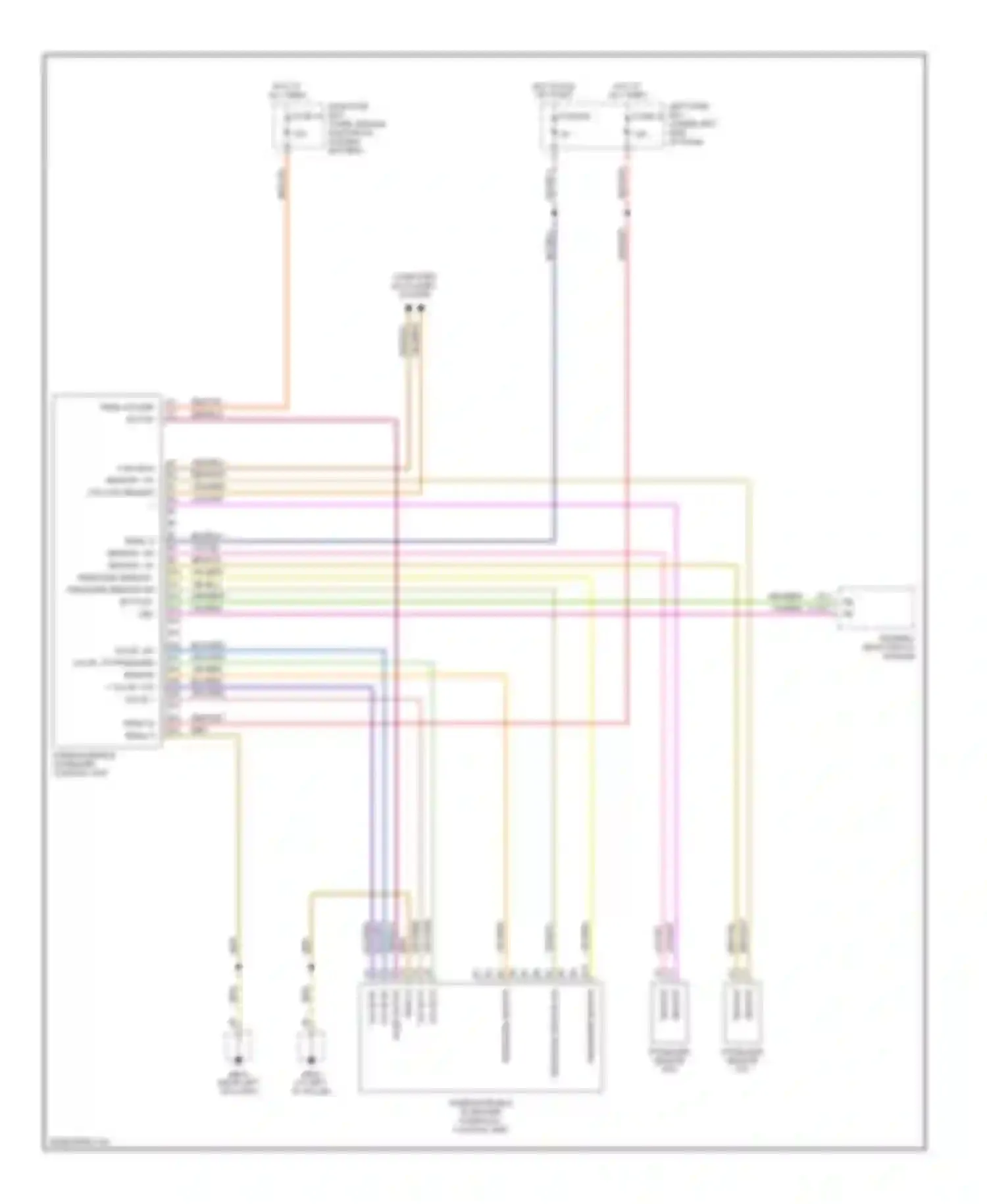 Wiring diagram fuse 49 for Porsche Cayenne I (2002-2007) (3 of 3)