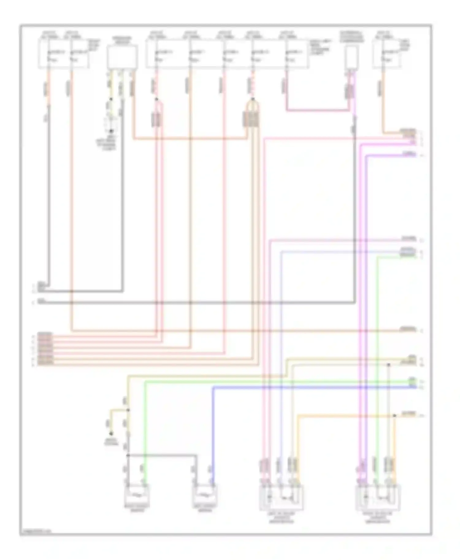 Wiring diagram fuse 57 for Porsche Cayenne I (2002-2007) (1 of 4)