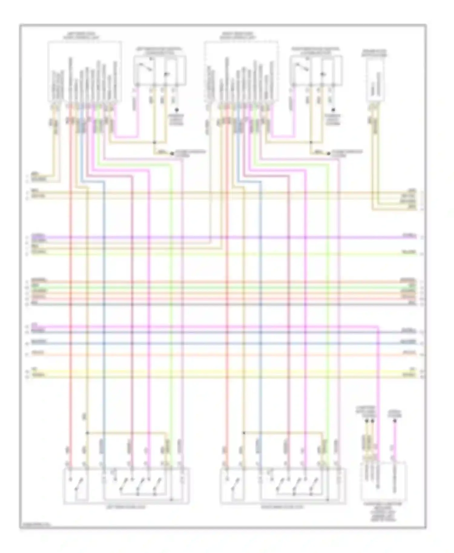 Wiring diagram grn/yel for Porsche Cayenne I (2002-2007) (2 of 24)