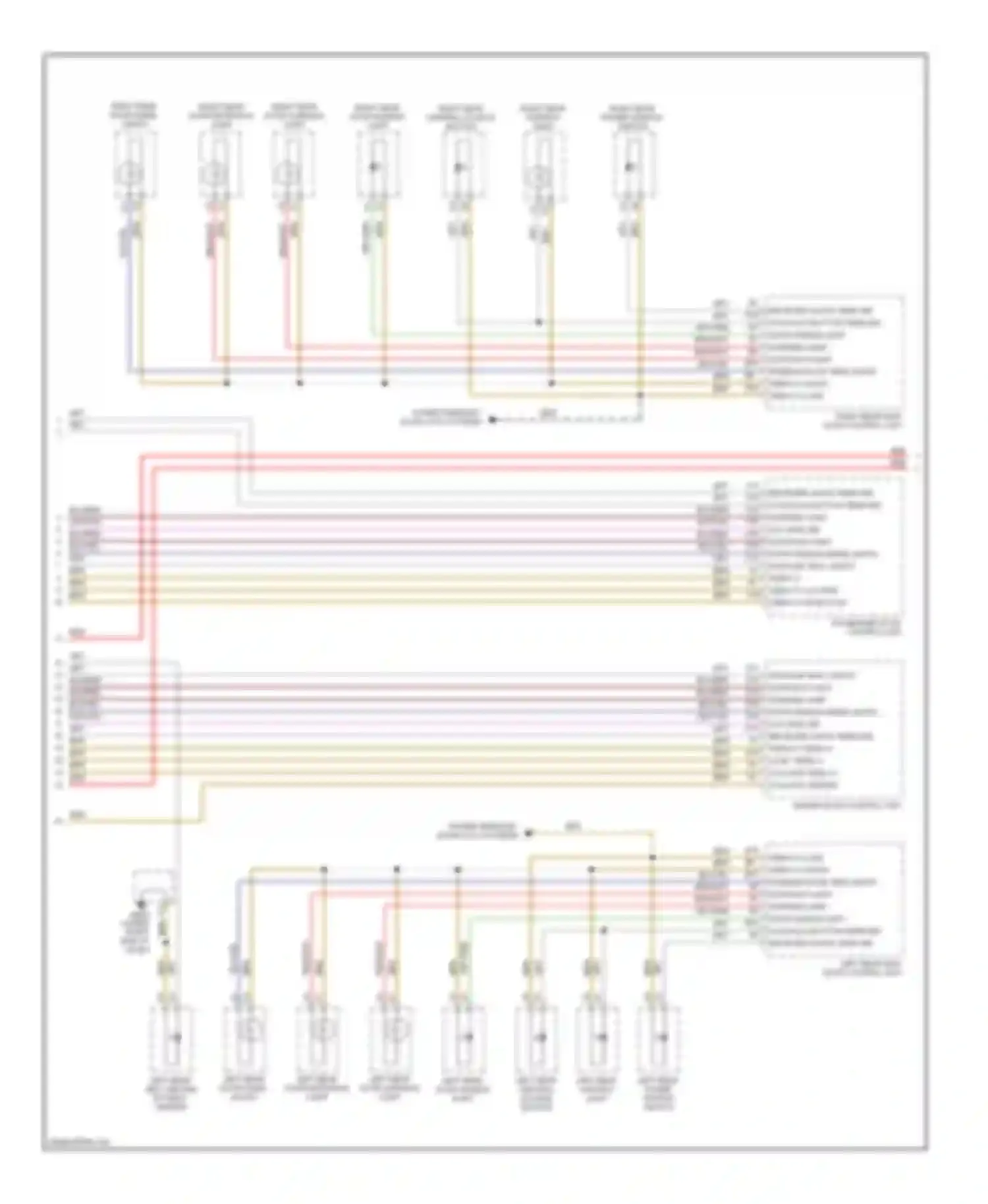 Wiring diagram gry/grn for Porsche Cayenne I (2002-2007) (2 of 5)