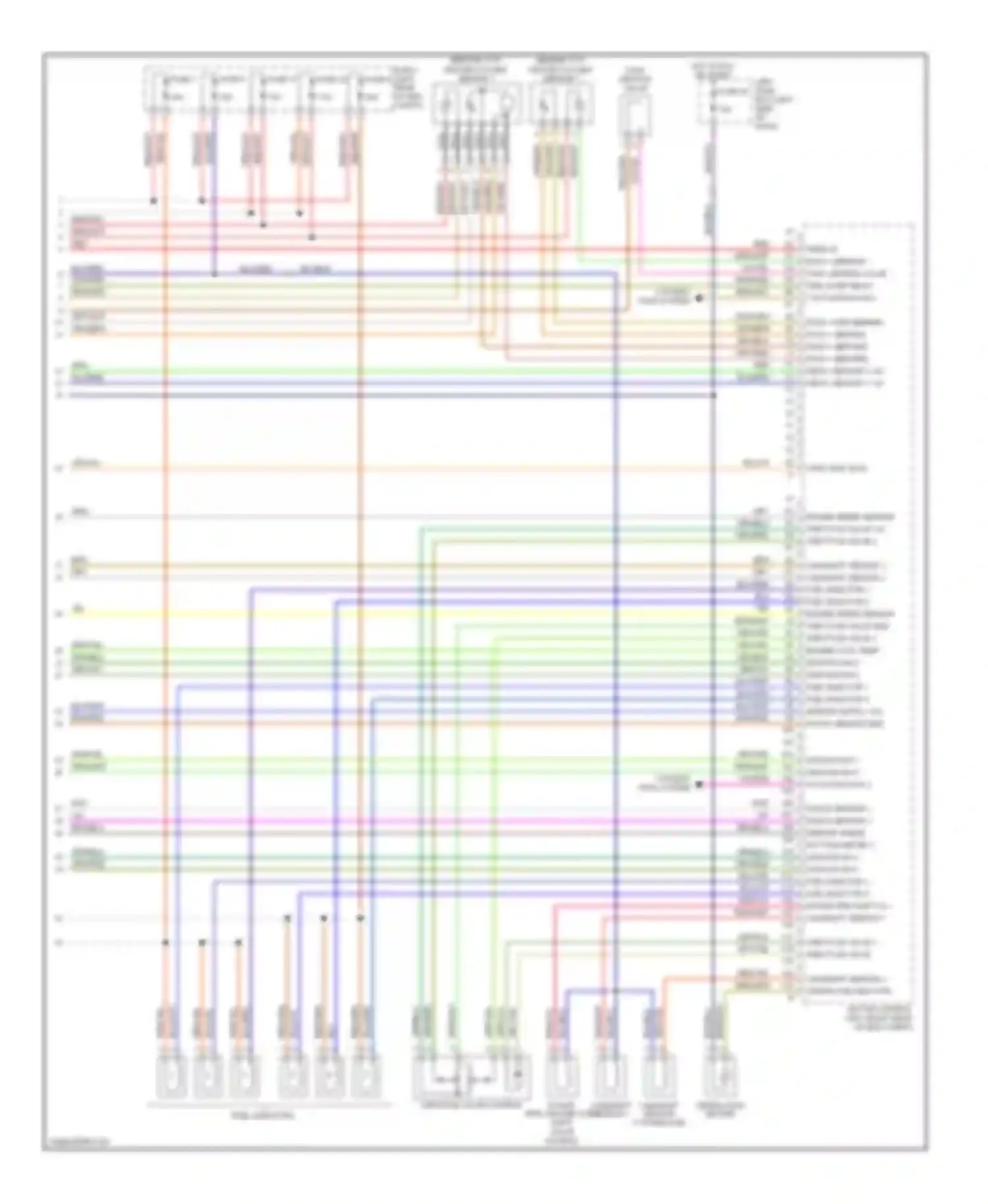 Wiring diagram ignition sig 1 ignition sig 5 actuation fan 2 for Porsche Cayenne I (2002-2007) (1 of 1)
