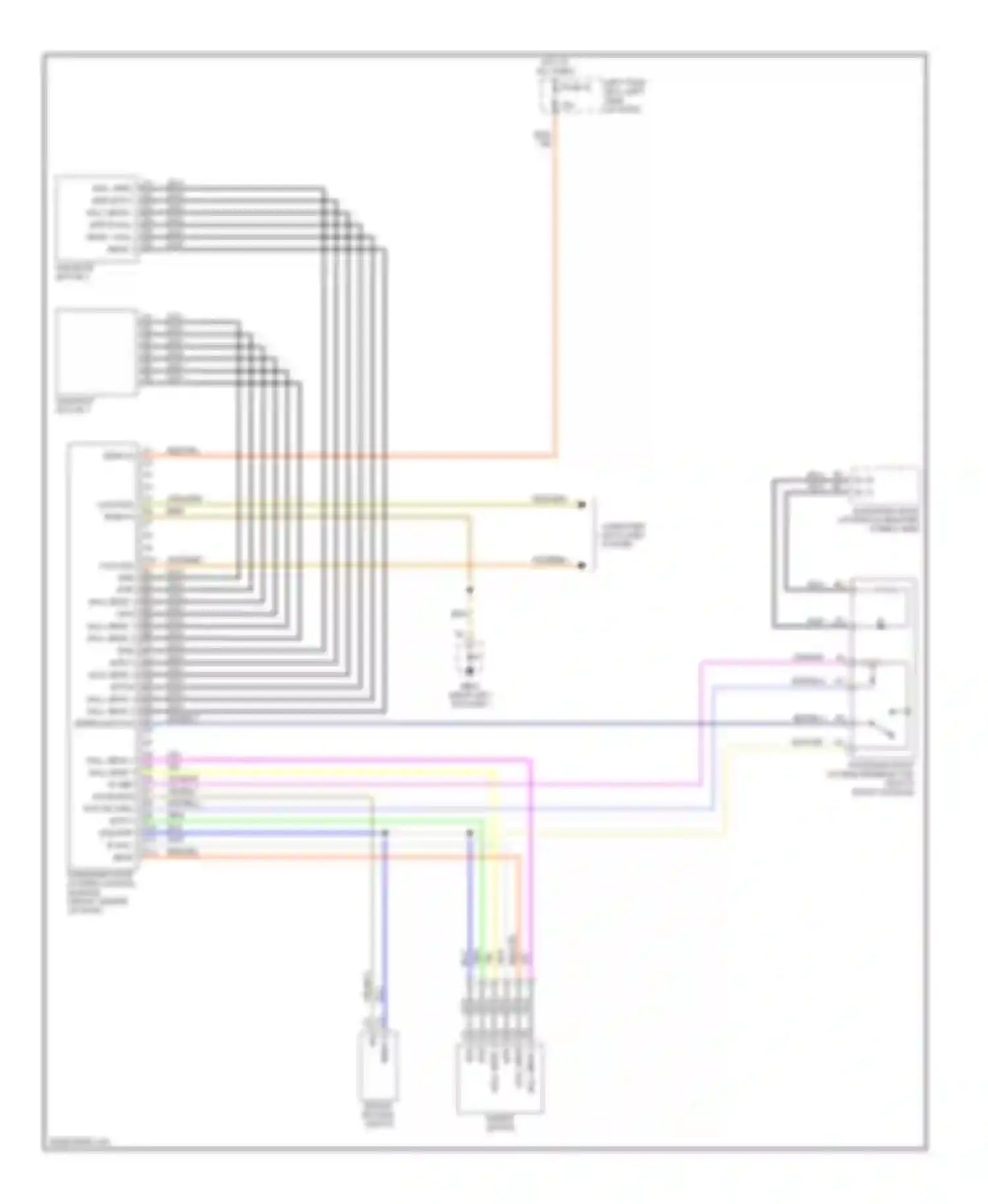 Wiring diagram mtr a for Porsche Cayenne I (2002-2007) (1 of 1)