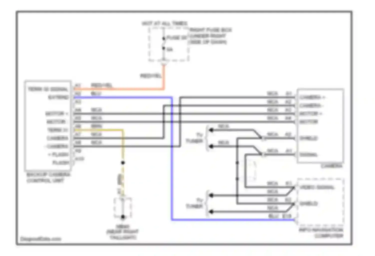 Wiring diagram nca for Porsche Cayenne I (2002-2007) (30 of 42)