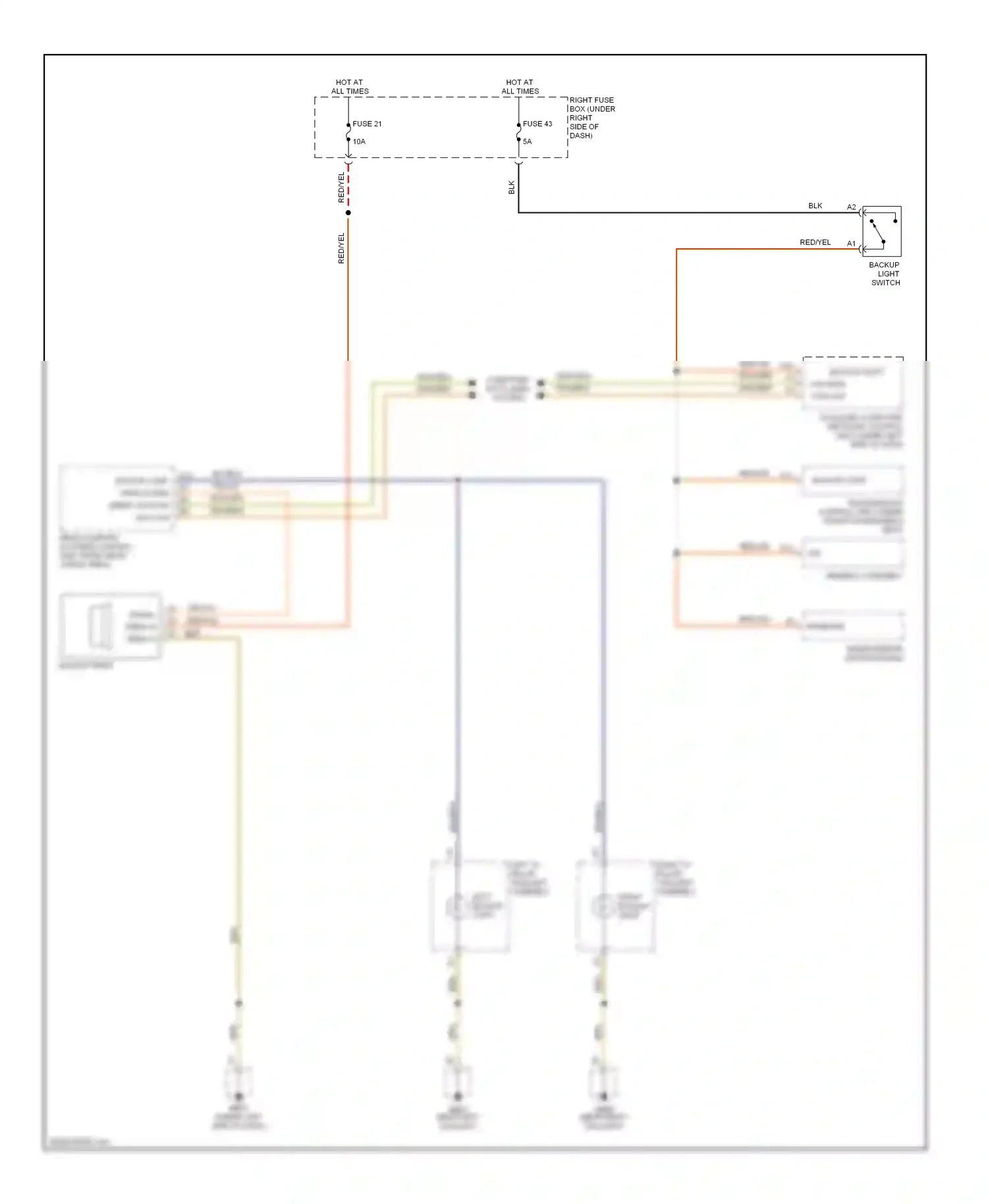 Porsche Cayenne I (2002-2007) on-board computer network control unit (under left side of dash) wiring diagram  (2 of 8)