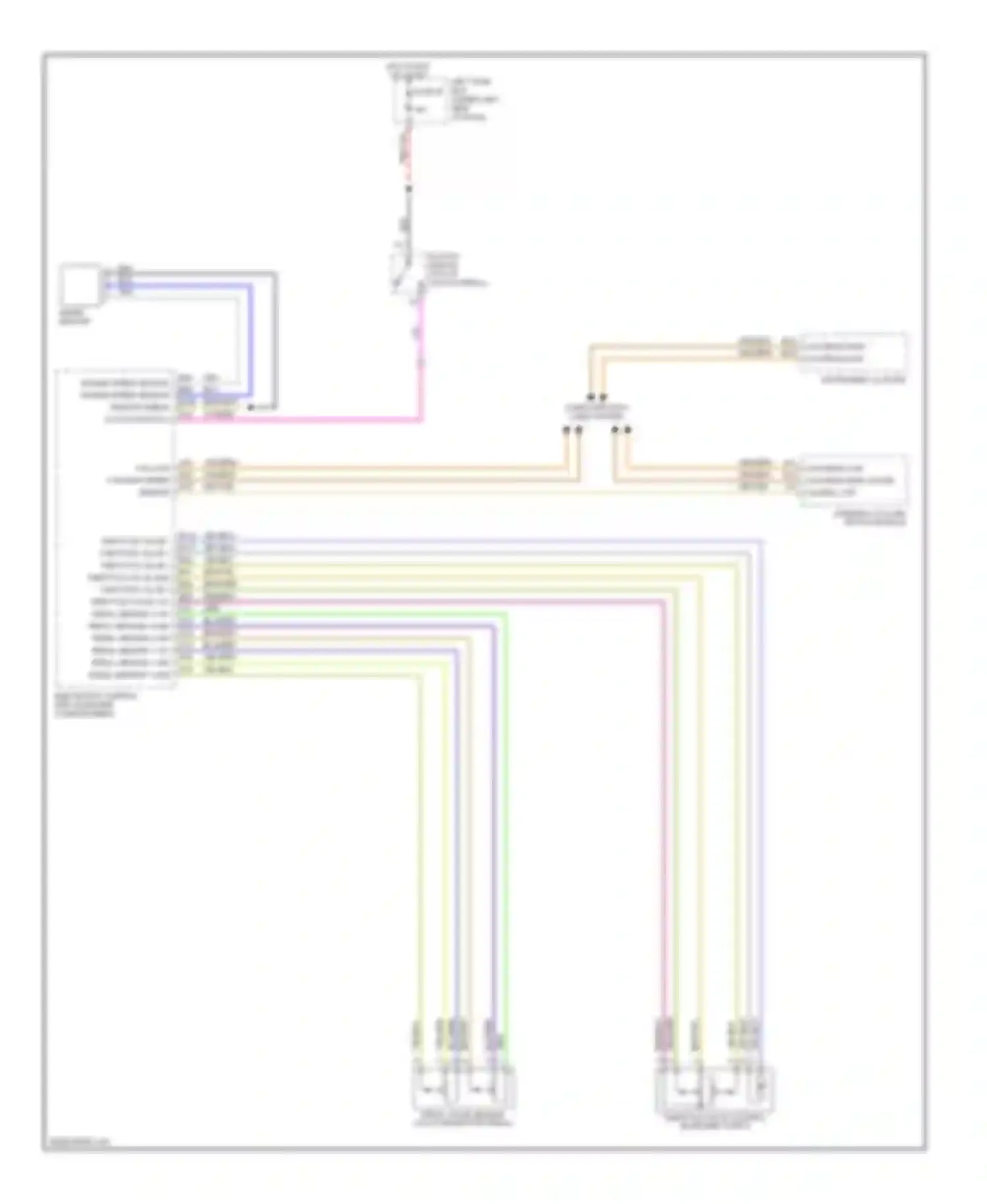 Wiring diagram org/blk for Porsche Cayenne I (2002-2007) (5 of 18)