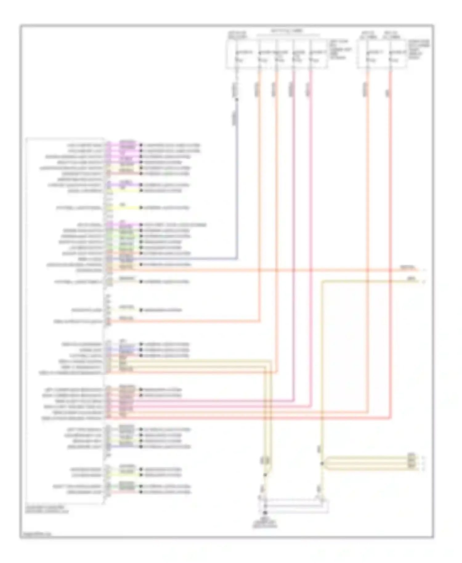 Wiring diagram org/brn for Porsche Cayenne I (2002-2007) (9 of 46)