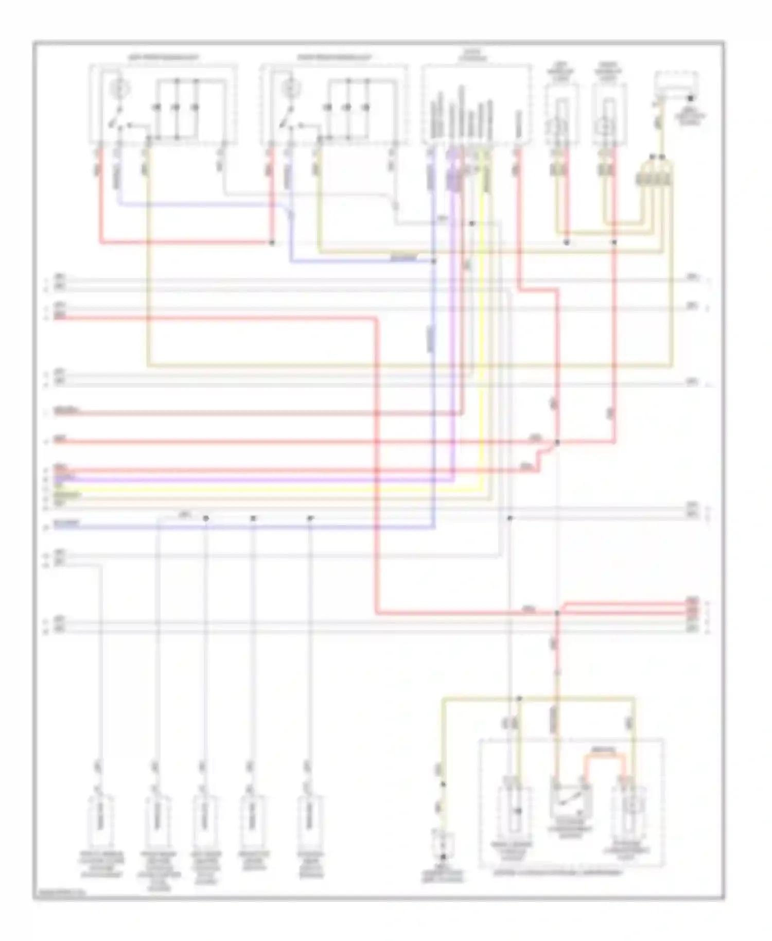 Wiring diagram red/blk for Porsche Cayenne I (2002-2007) (12 of 24)