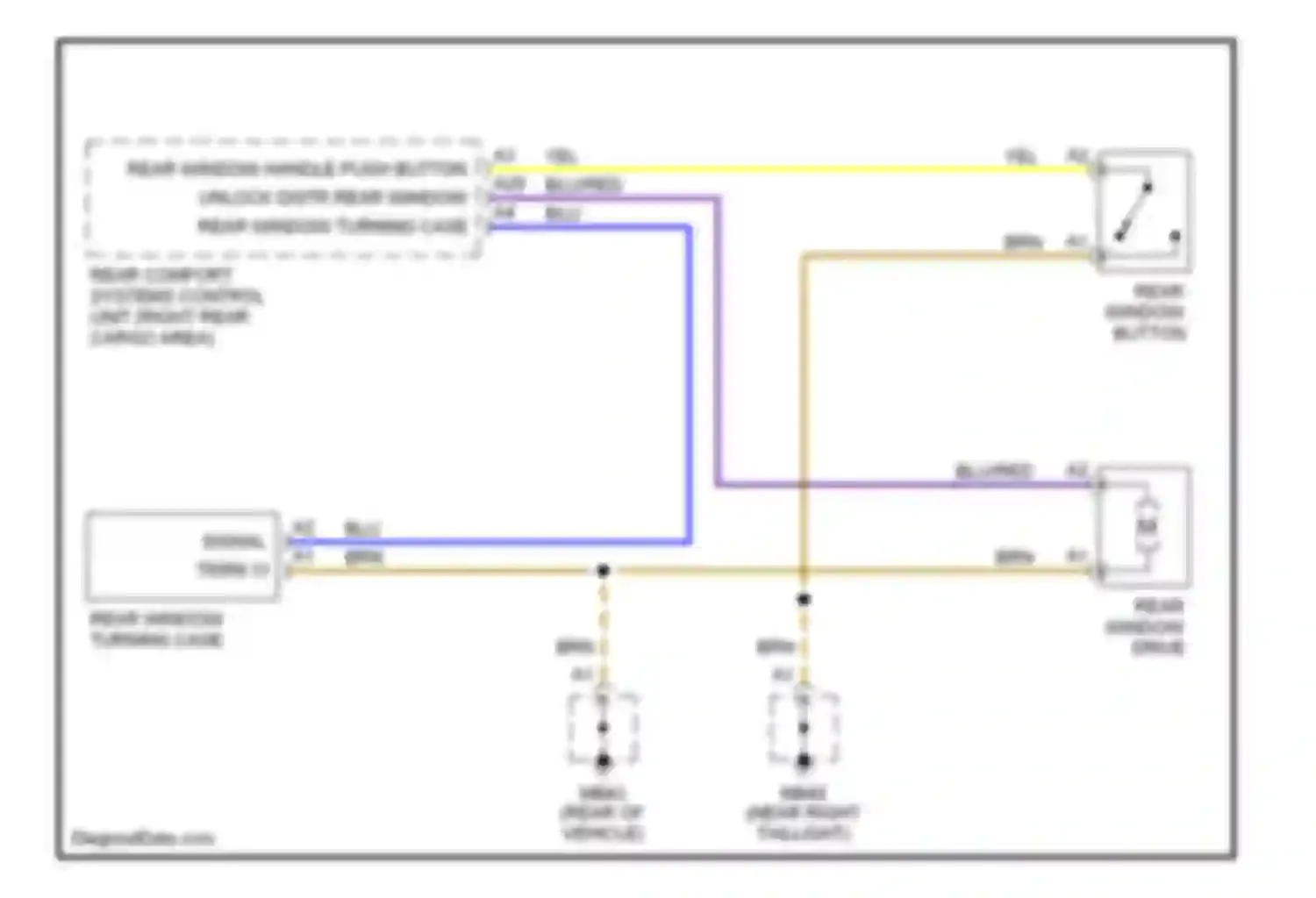 Wiring diagram yel for Porsche Cayenne I (2002-2007) (36 of 38)