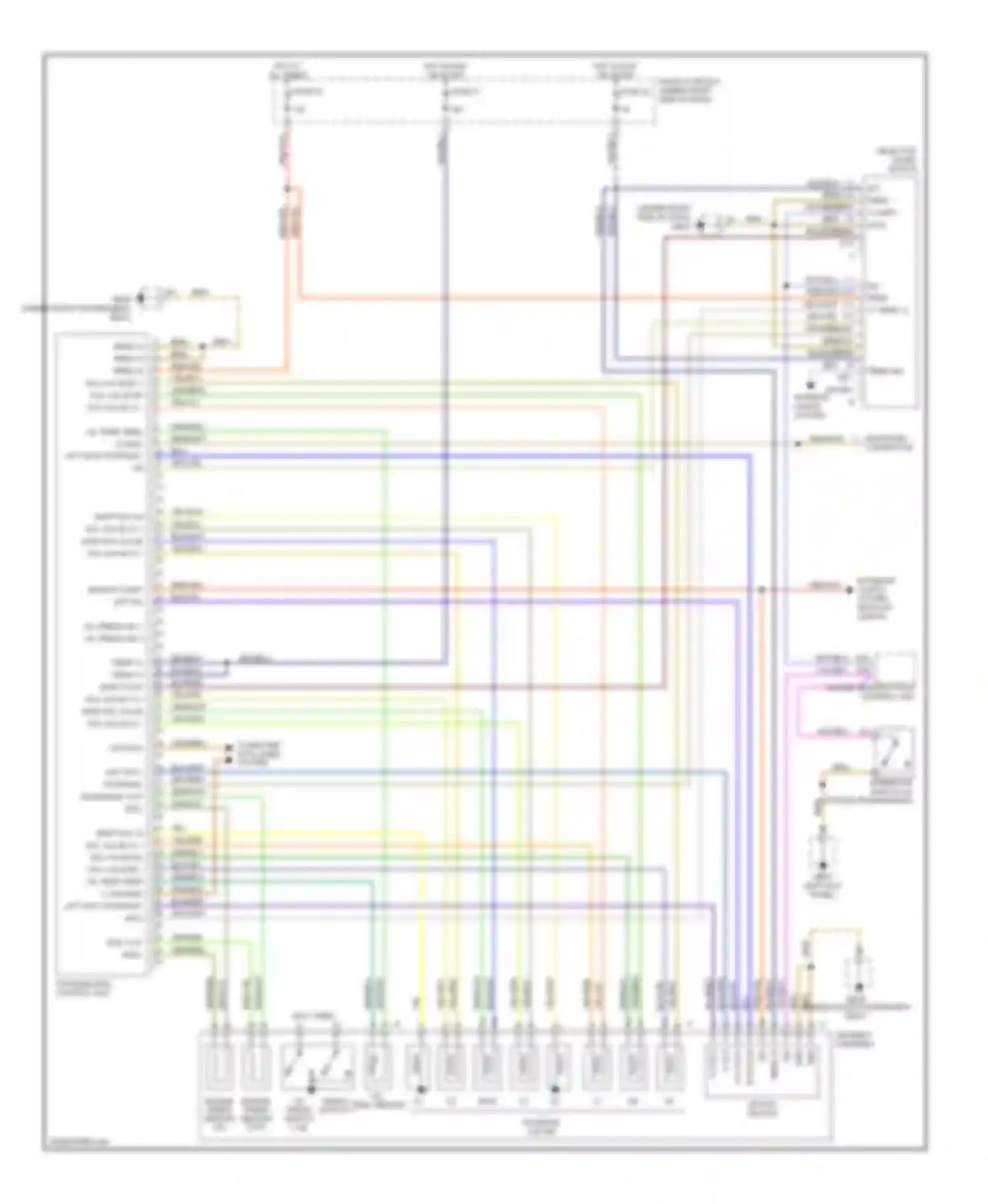 Wiring diagram yel/gry for Porsche Cayenne I (2002-2007) (11 of 13)