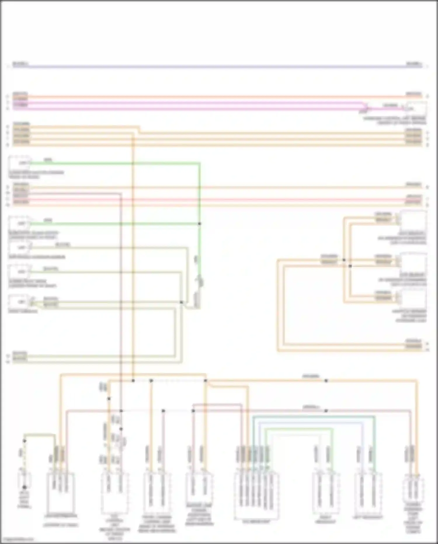 Cayenne Porsche II facelift (2014-2018): Computer data lines circuit (2 of 3)