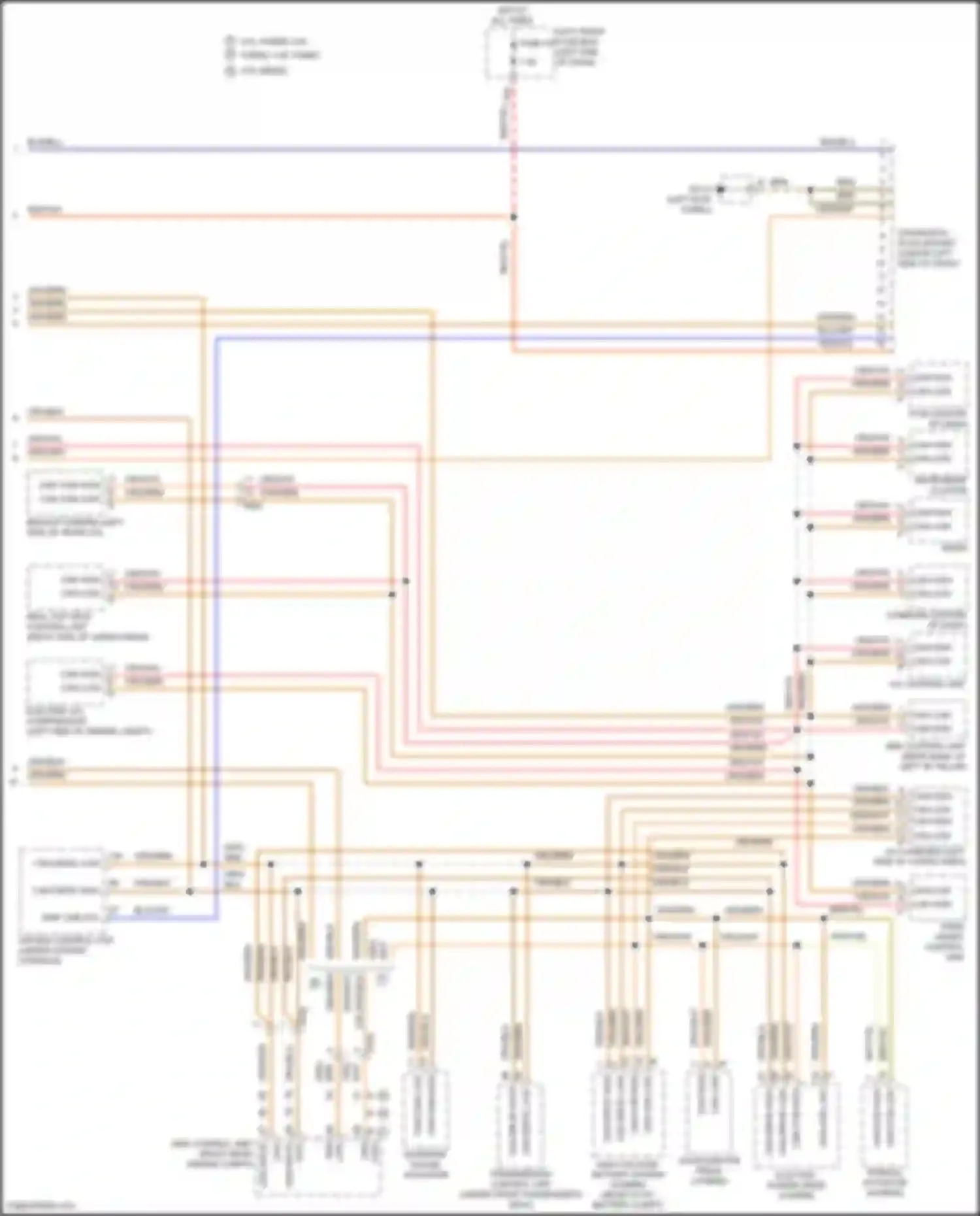 Cayenne Porsche II facelift (2014-2018): Computer data lines circuit (3 of 3)