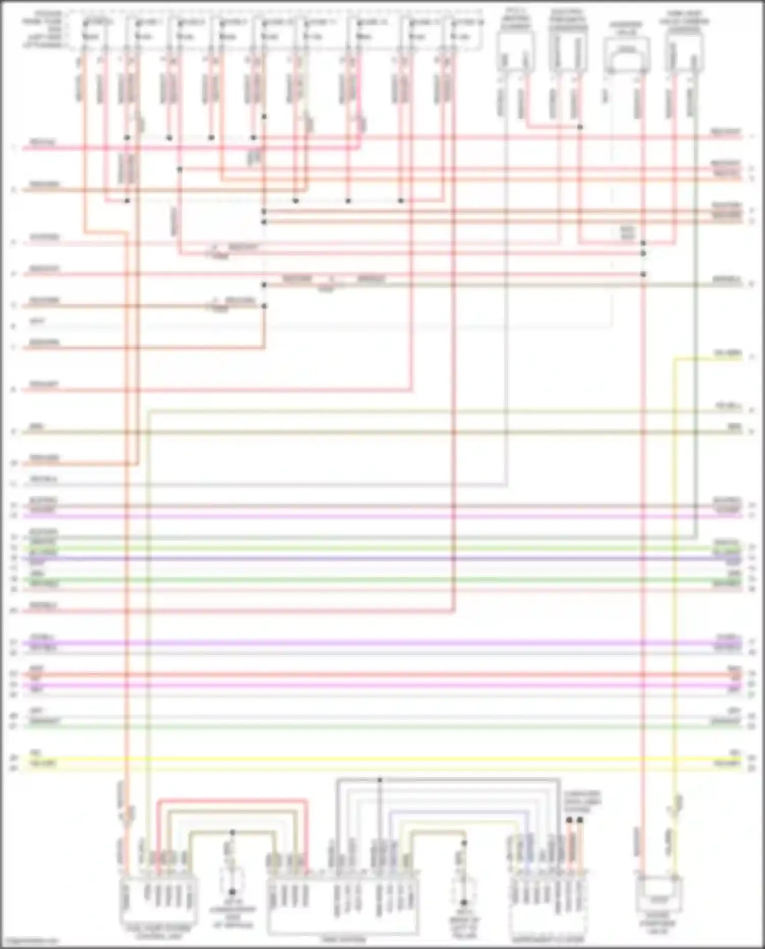 Cayenne Porsche II facelift (2014-2018): Wiring diagram engine performance 3.6l turbo (4 of 6)