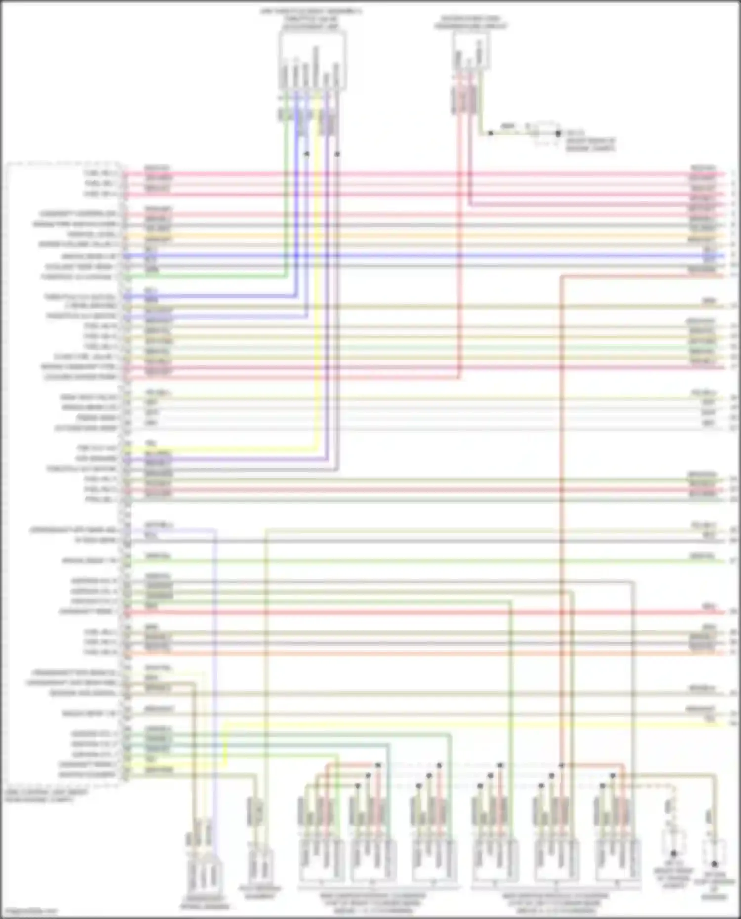 Cayenne Porsche II facelift (2014-2018): Wiring diagram engine performance 3.6l (1 of 5)