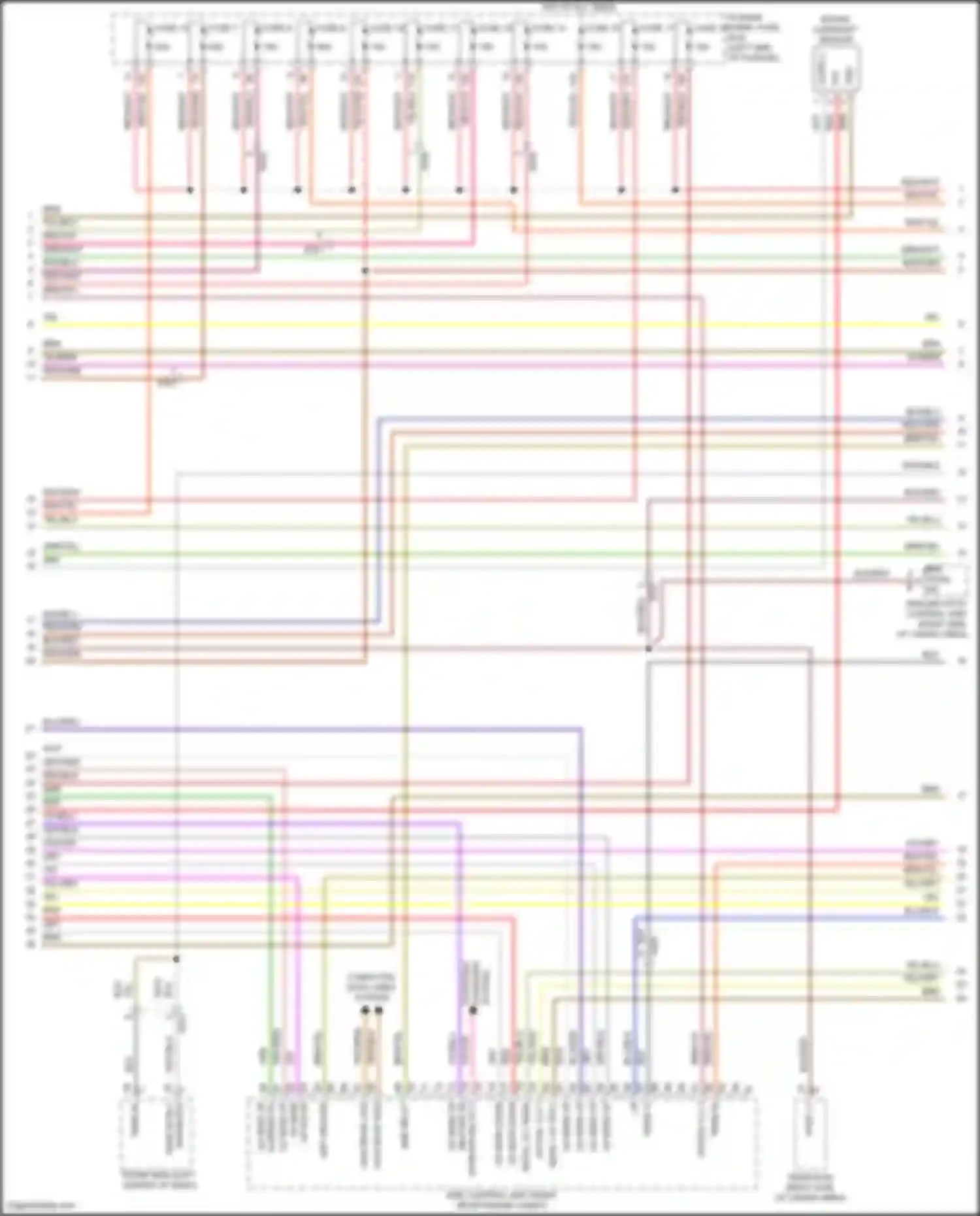 Cayenne Porsche II facelift (2014-2018): Wiring diagram engine performance 3.6l (4 of 5)