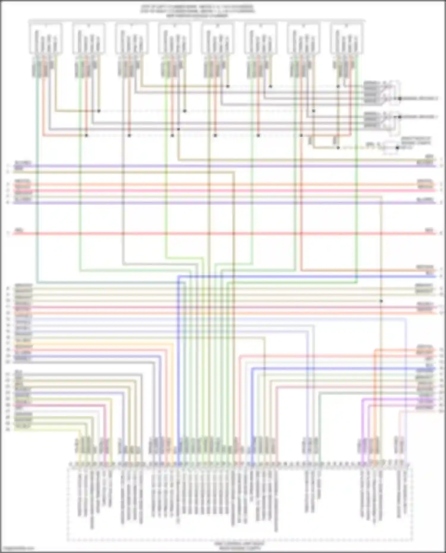 Cayenne Porsche II facelift (2014-2018): Wiring diagram engine performance 4.8l turbo (3 of 7)