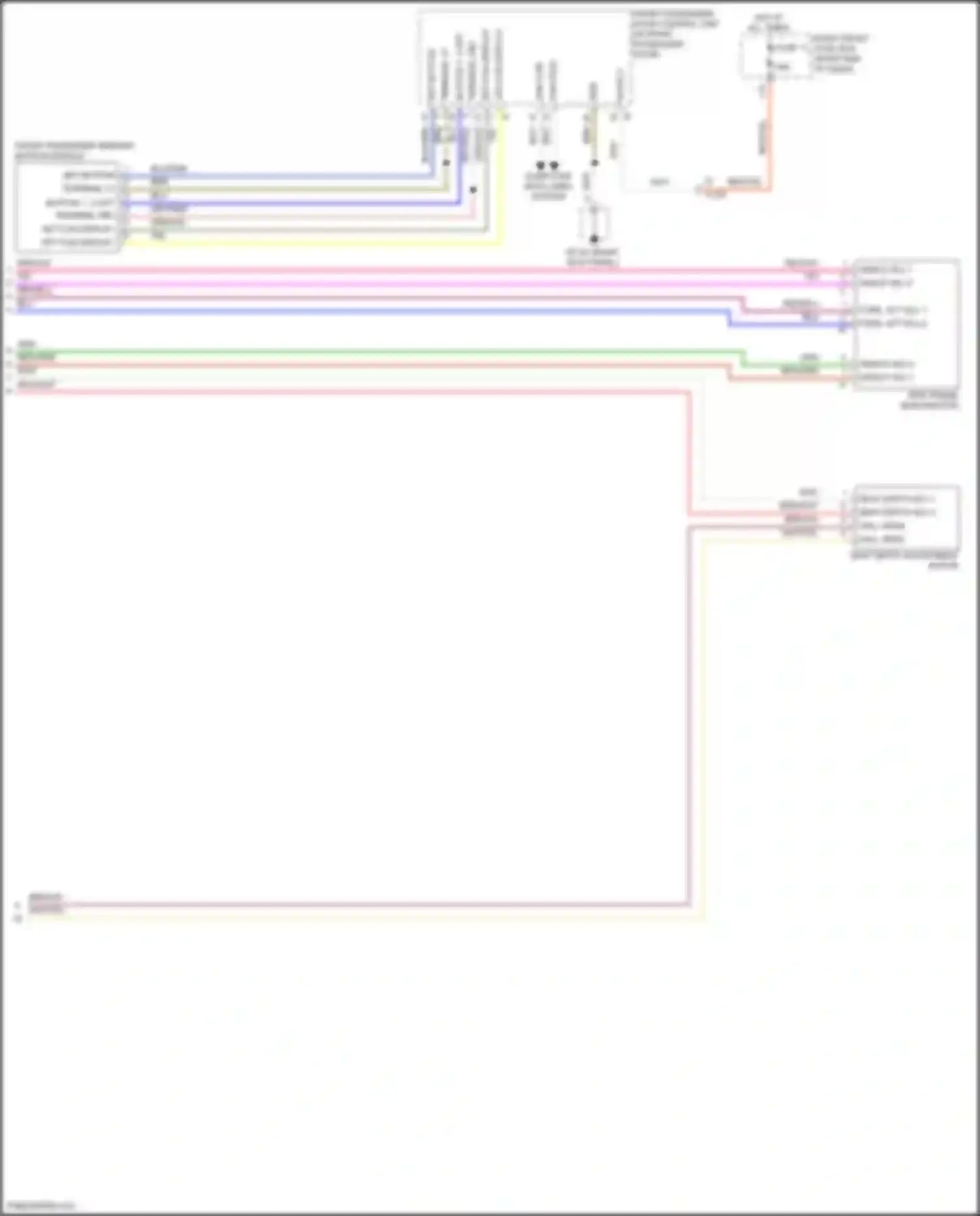 Cayenne Porsche II facelift (2014-2018): Passenger"s memory seat circuit (2 of 2)