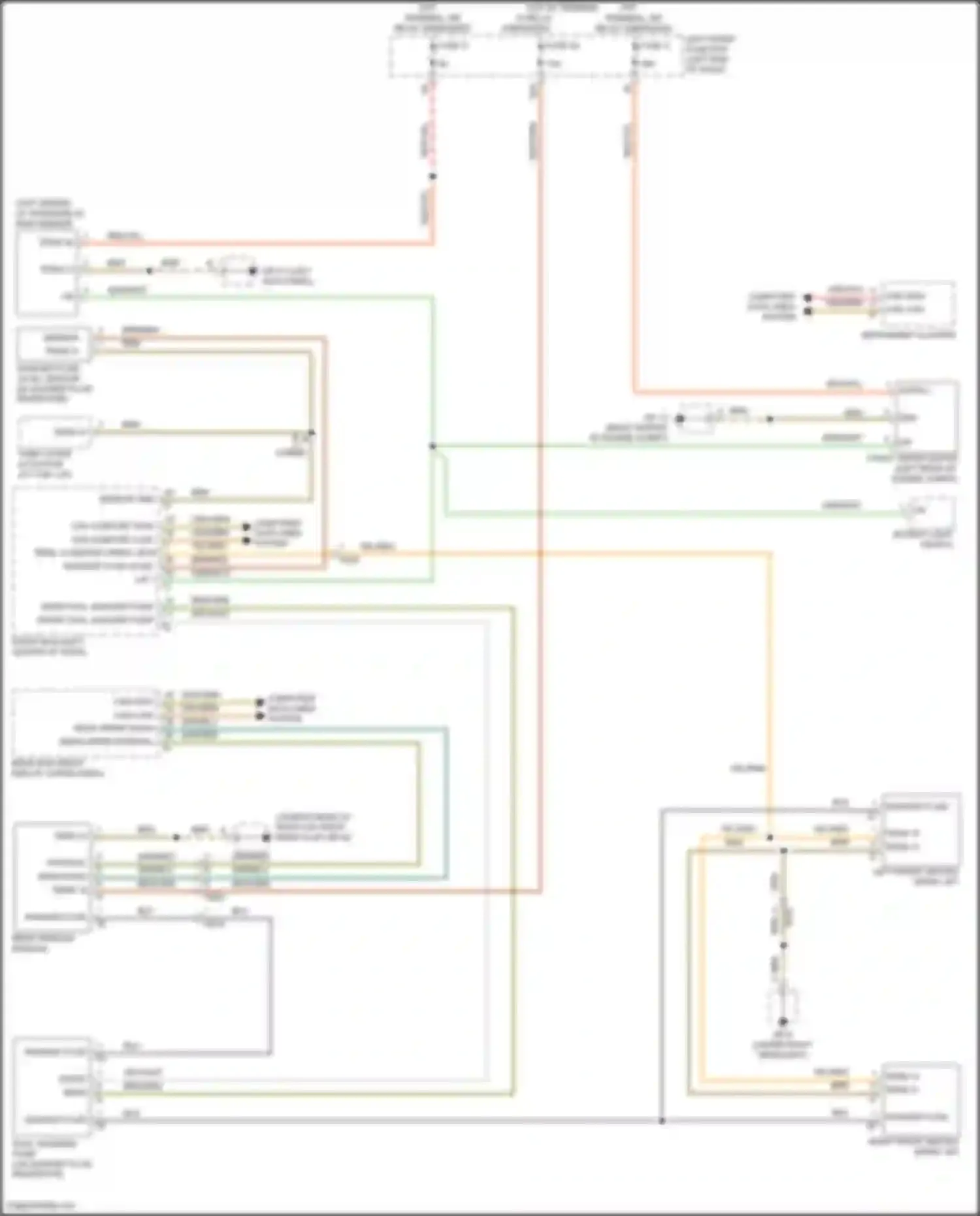 Cayenne Porsche II facelift (2014-2018): Wiper/washer circuit