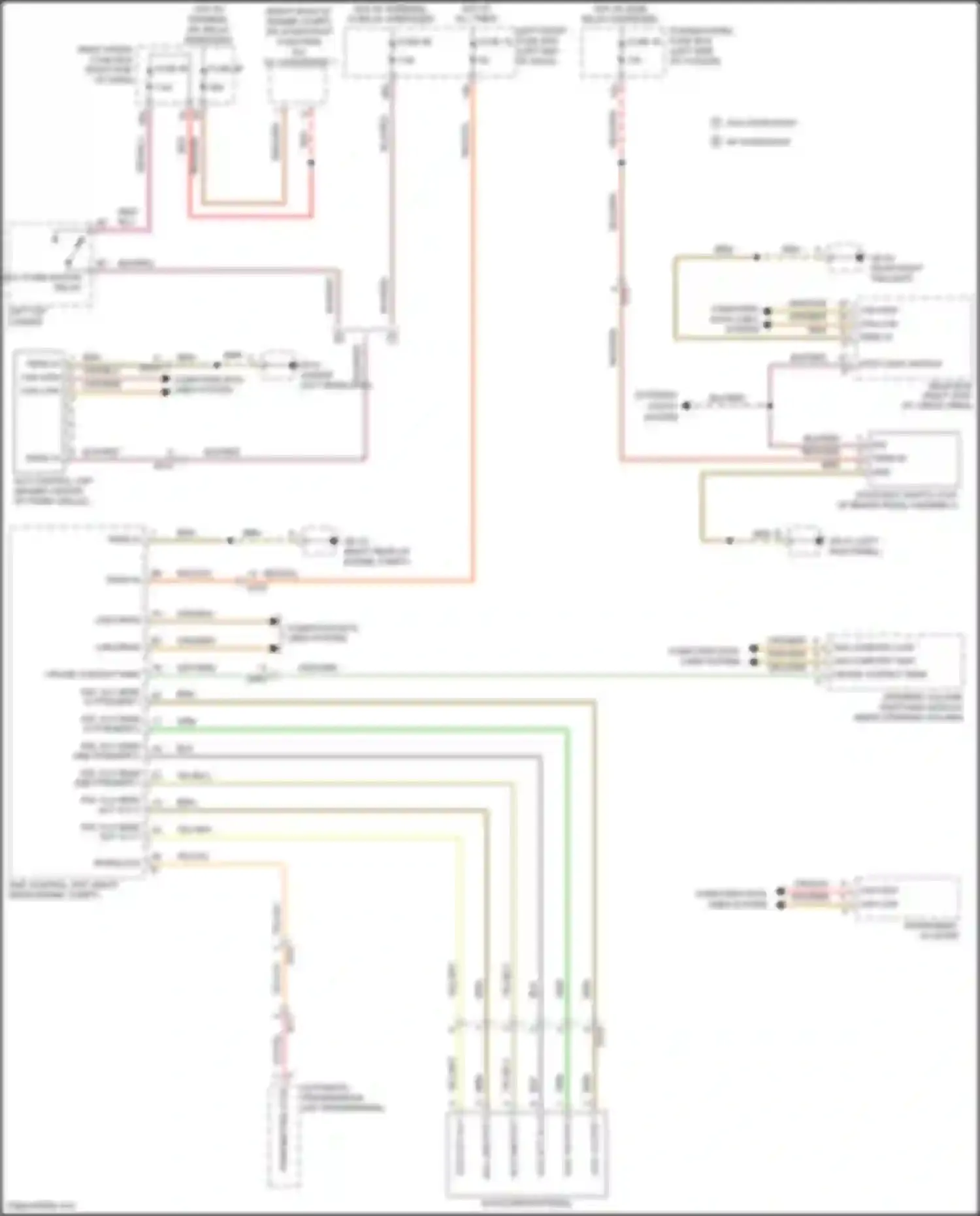 Wiring diagram accelerator pedal for Porsche Cayenne II facelift (2014-2018) (1 of 12)