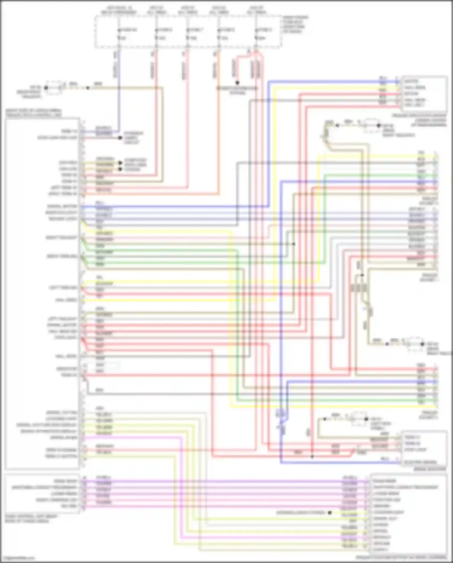 Wiring diagram blk for Porsche Cayenne II facelift (2014-2018) (62 of 103)