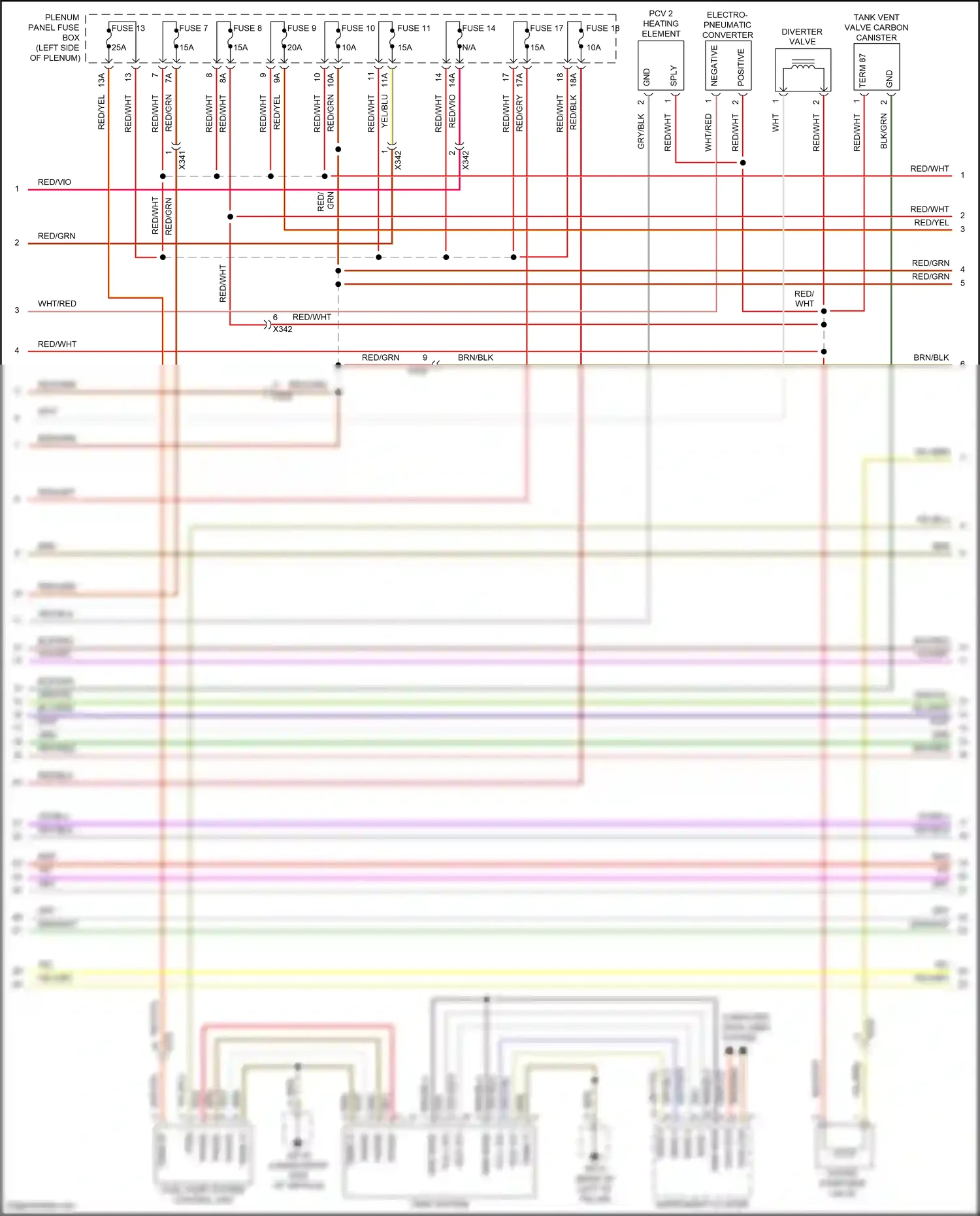 Wiring diagram blk/grn for Porsche Cayenne II facelift (2014-2018) (26 of 28)