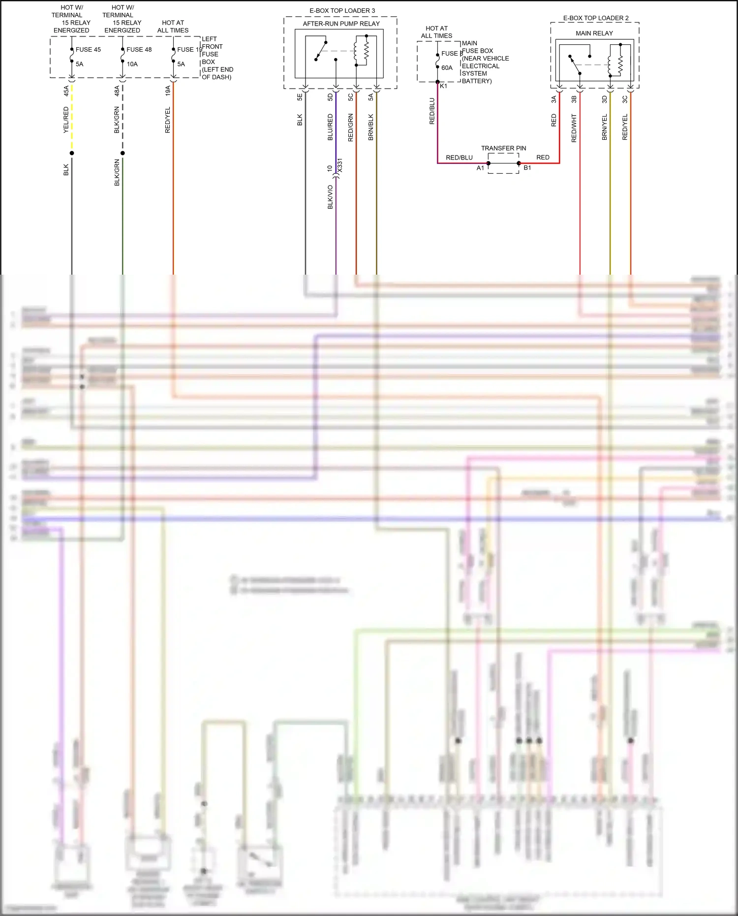Wiring diagram blk/vio for Porsche Cayenne II facelift (2014-2018) (12 of 20)