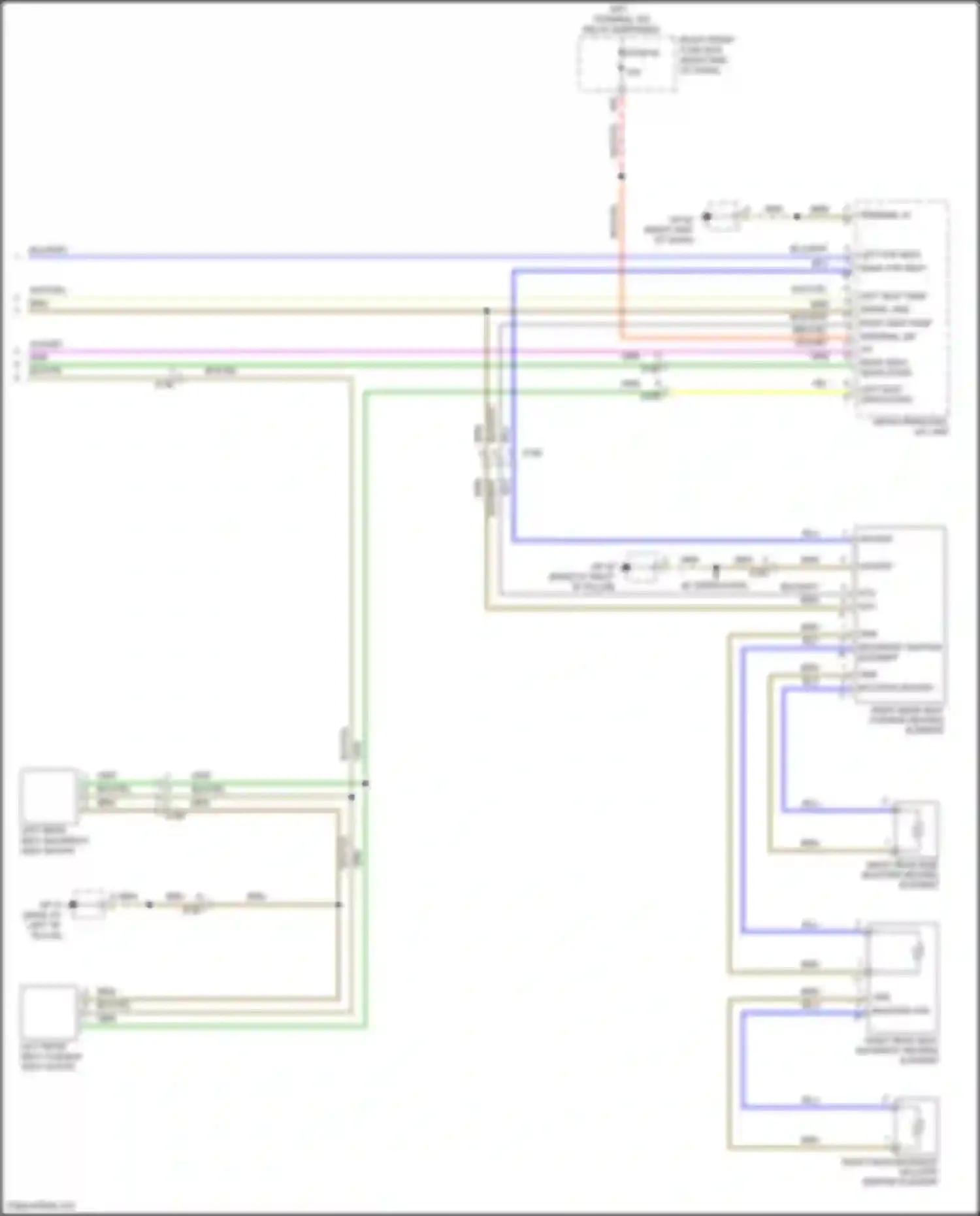 Wiring diagram blk/wht for Porsche Cayenne II facelift (2014-2018) (6 of 16)