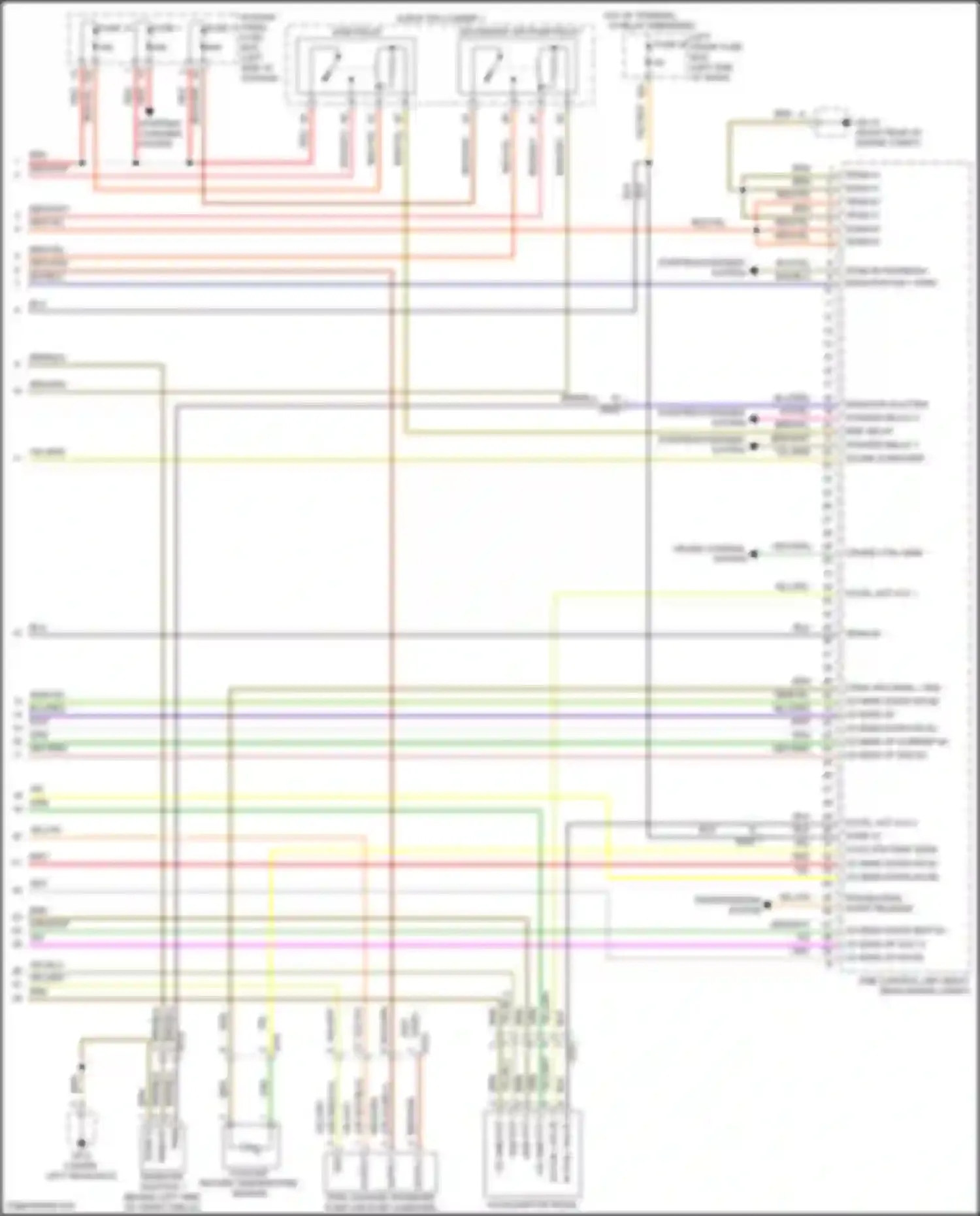 Wiring diagram blk/yel for Porsche Cayenne II facelift (2014-2018) (25 of 26)