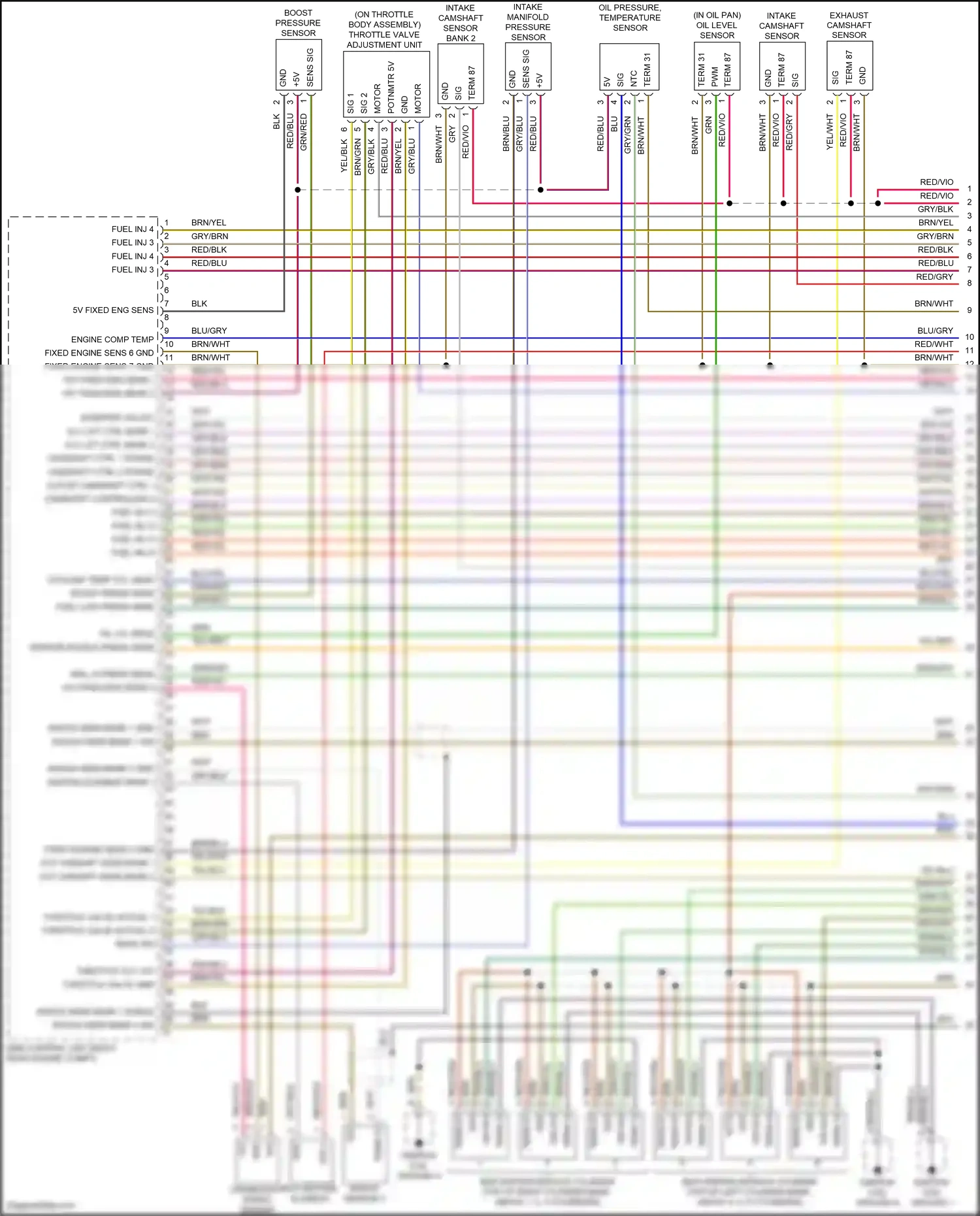 Wiring diagram blu for Porsche Cayenne II facelift (2014-2018) (98 of 101)