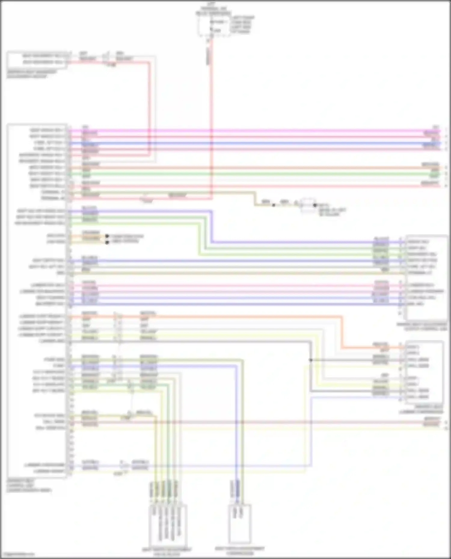 Wiring diagram blu/blk for Porsche Cayenne II facelift (2014-2018) (3 of 26)