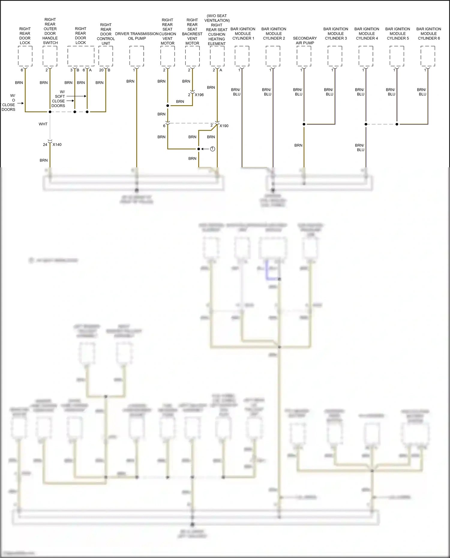 Wiring diagram brn for Porsche Cayenne II facelift (2014-2018) (131 of 154)