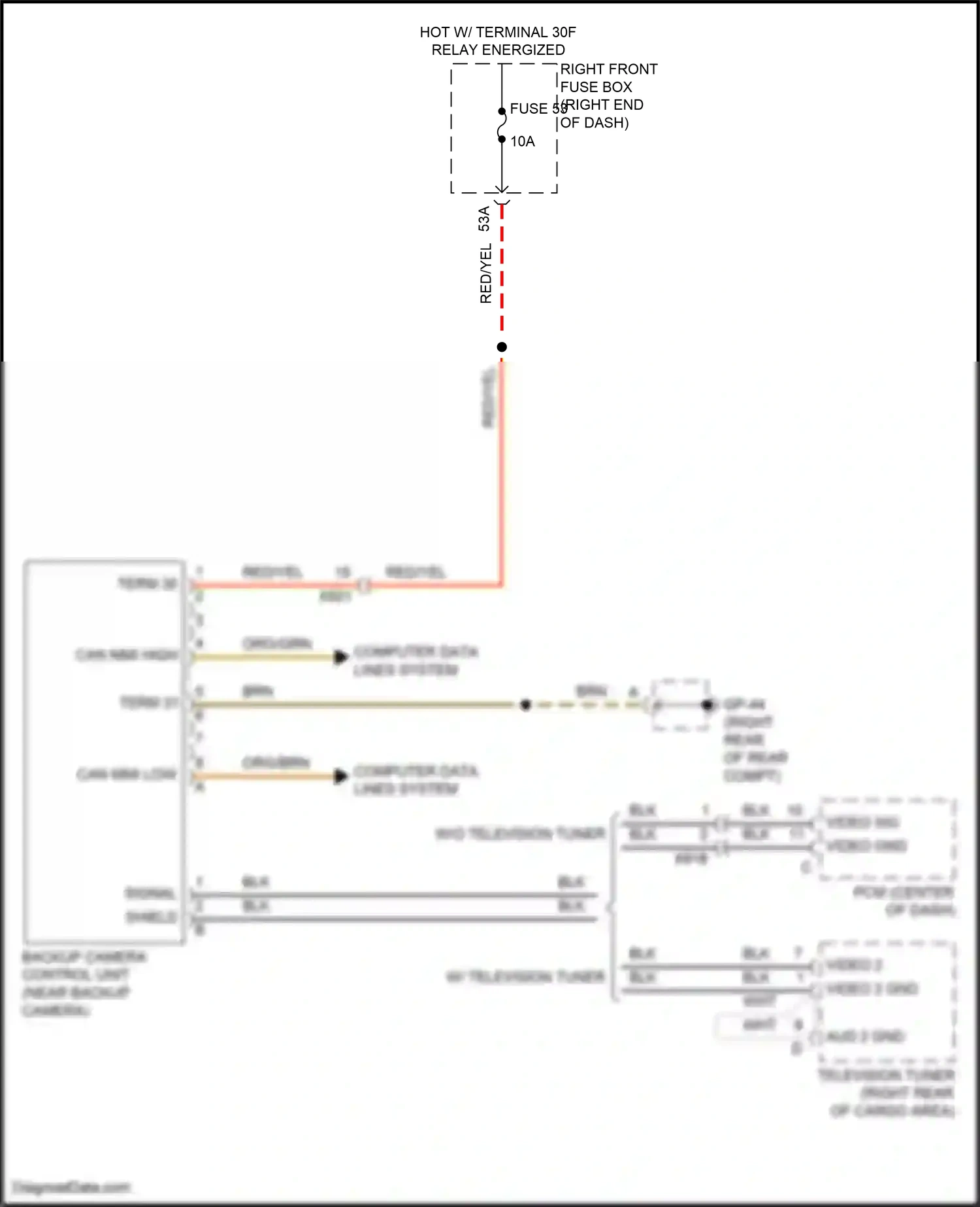 Wiring diagram brn for Porsche Cayenne II facelift (2014-2018) (70 of 154)