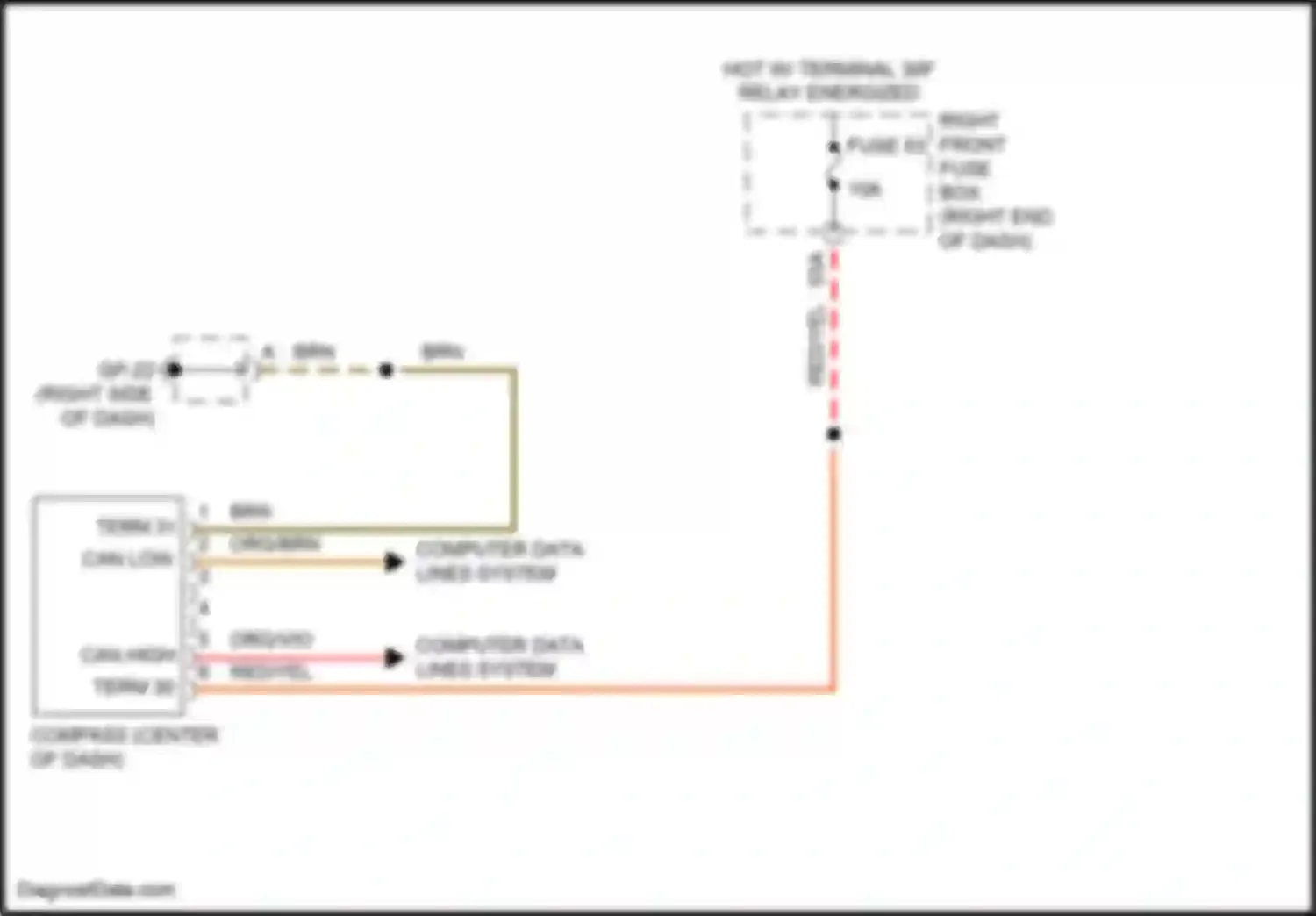 Wiring diagram can high for Porsche Cayenne II facelift (2014-2018) (43 of 65)