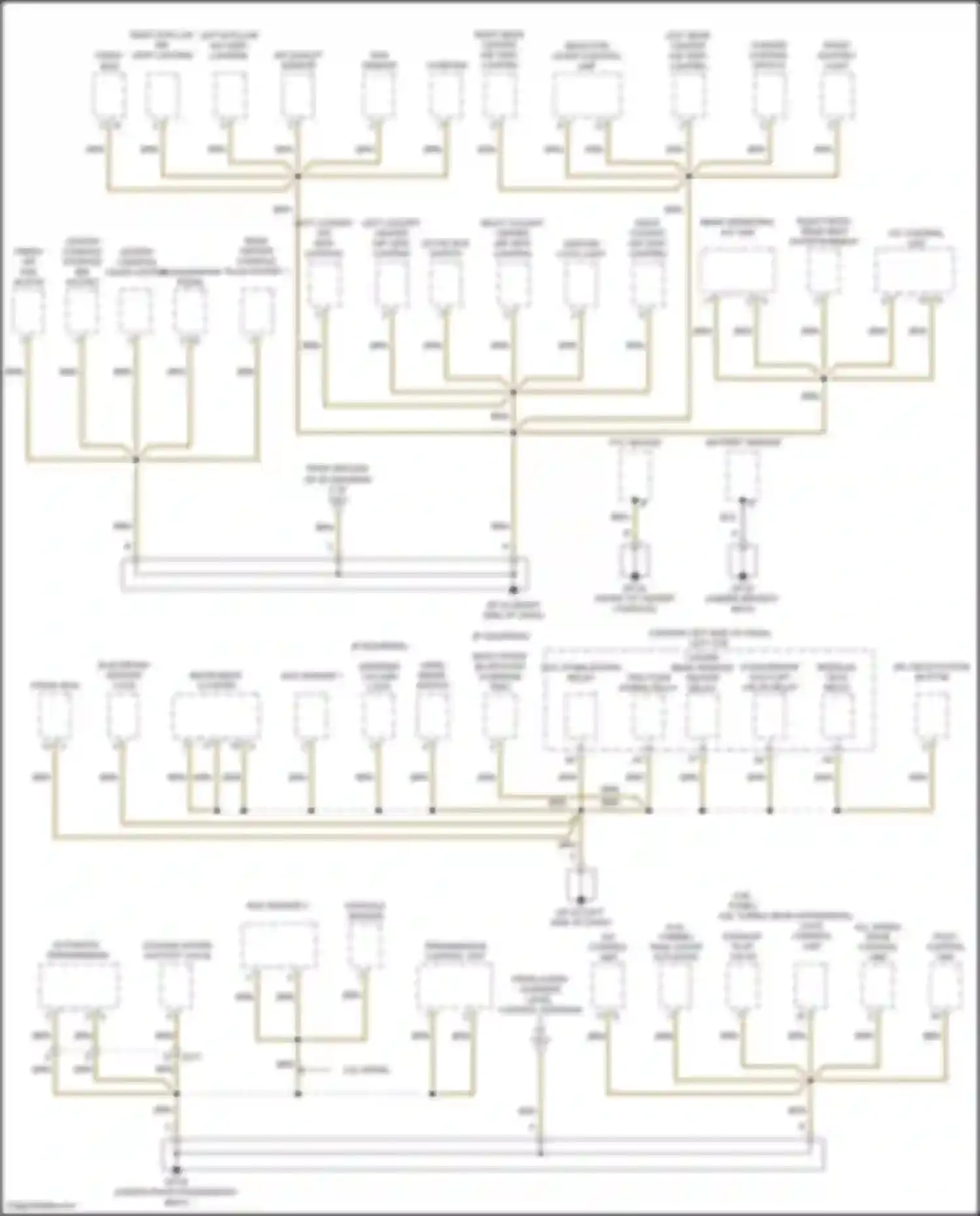 Wiring diagram iru deactivation button for Porsche Cayenne II facelift (2014-2018)