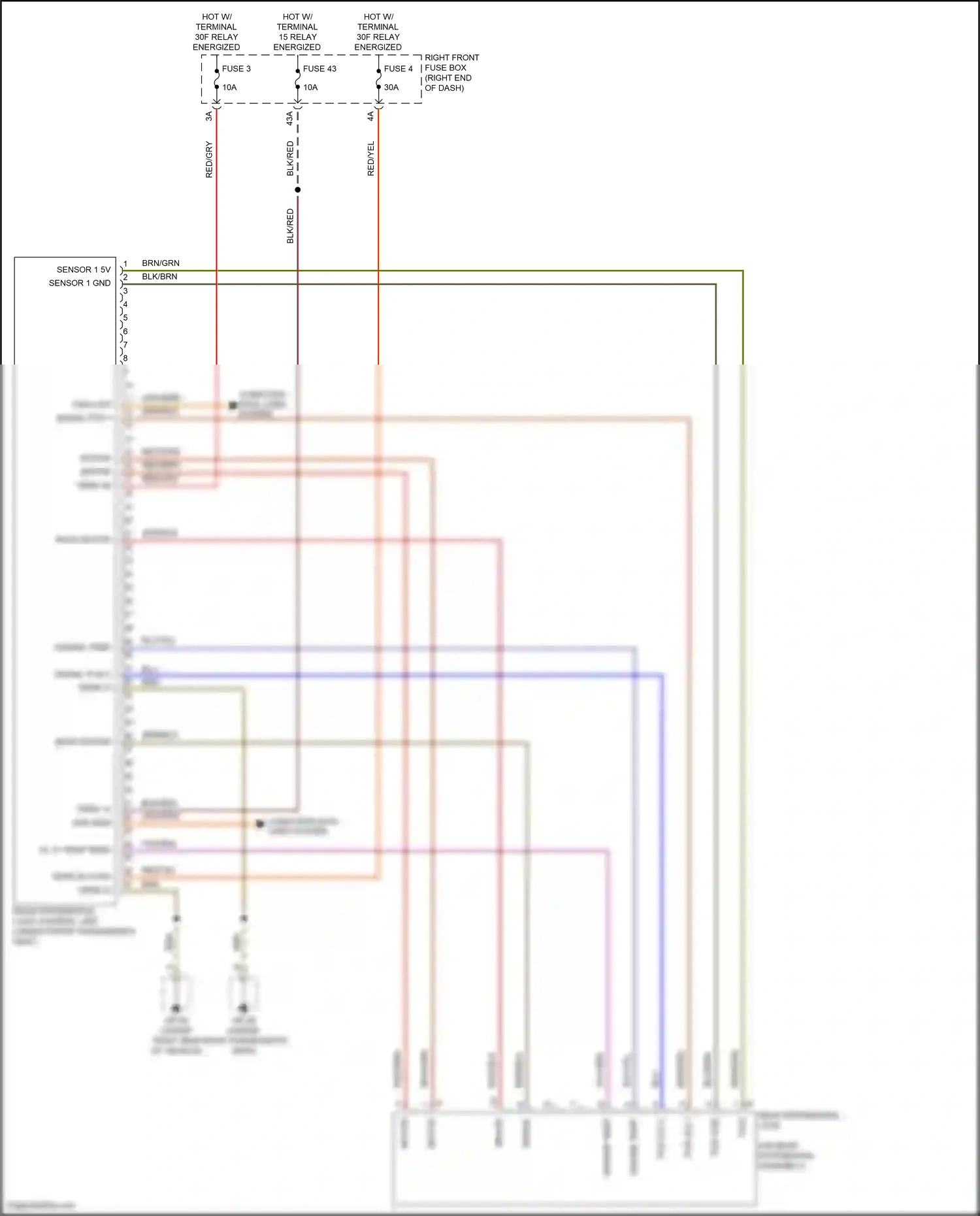Wiring diagram computer data lines system for Porsche Cayenne II facelift (2014-2018) (58 of 88)