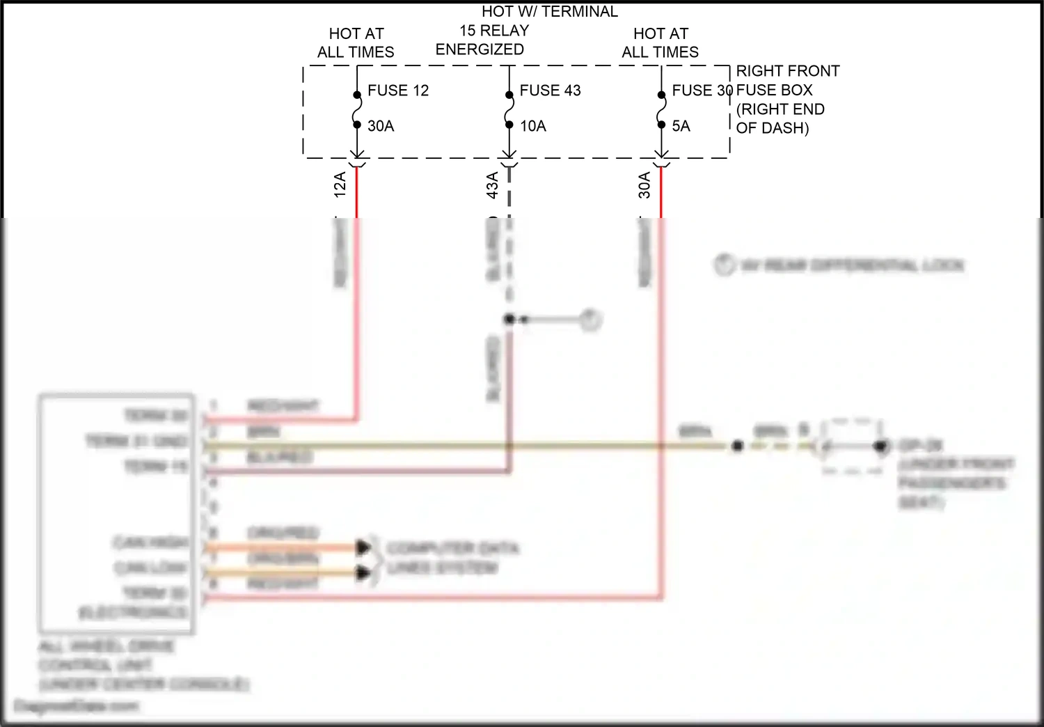 Wiring diagram computer data lines system for Porsche Cayenne II facelift (2014-2018) (53 of 88)