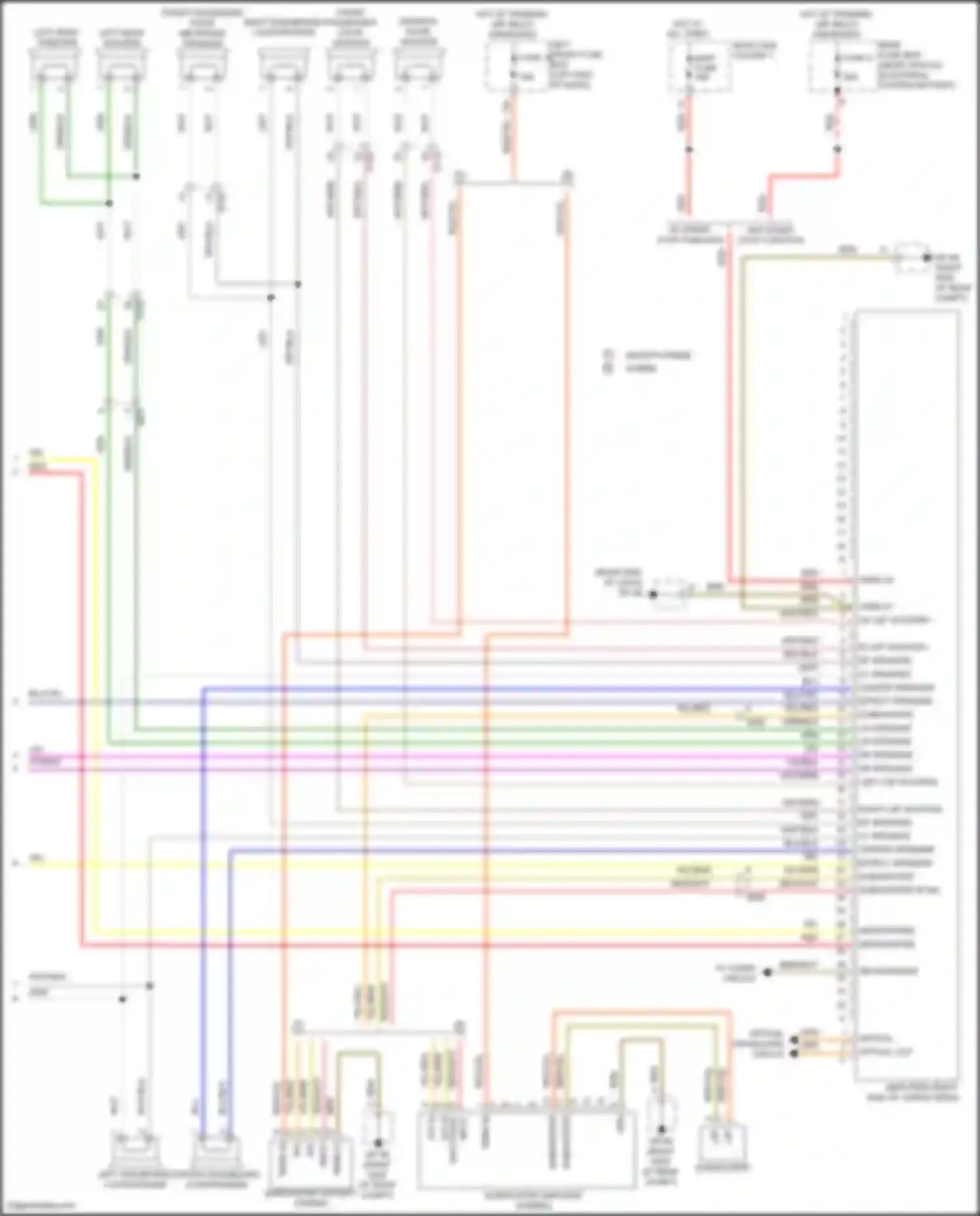 Wiring diagram fuse 2 for Porsche Cayenne II facelift (2014-2018) (4 of 10)