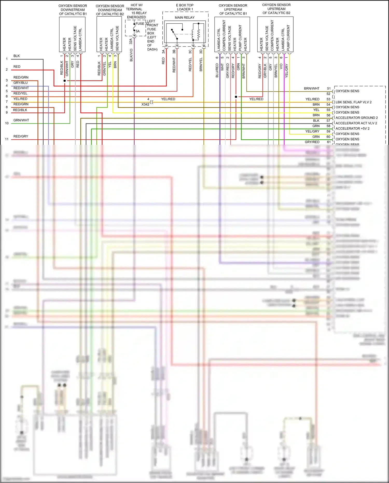 Wiring diagram gp-1 for Porsche Cayenne II facelift (2014-2018) (5 of 7)