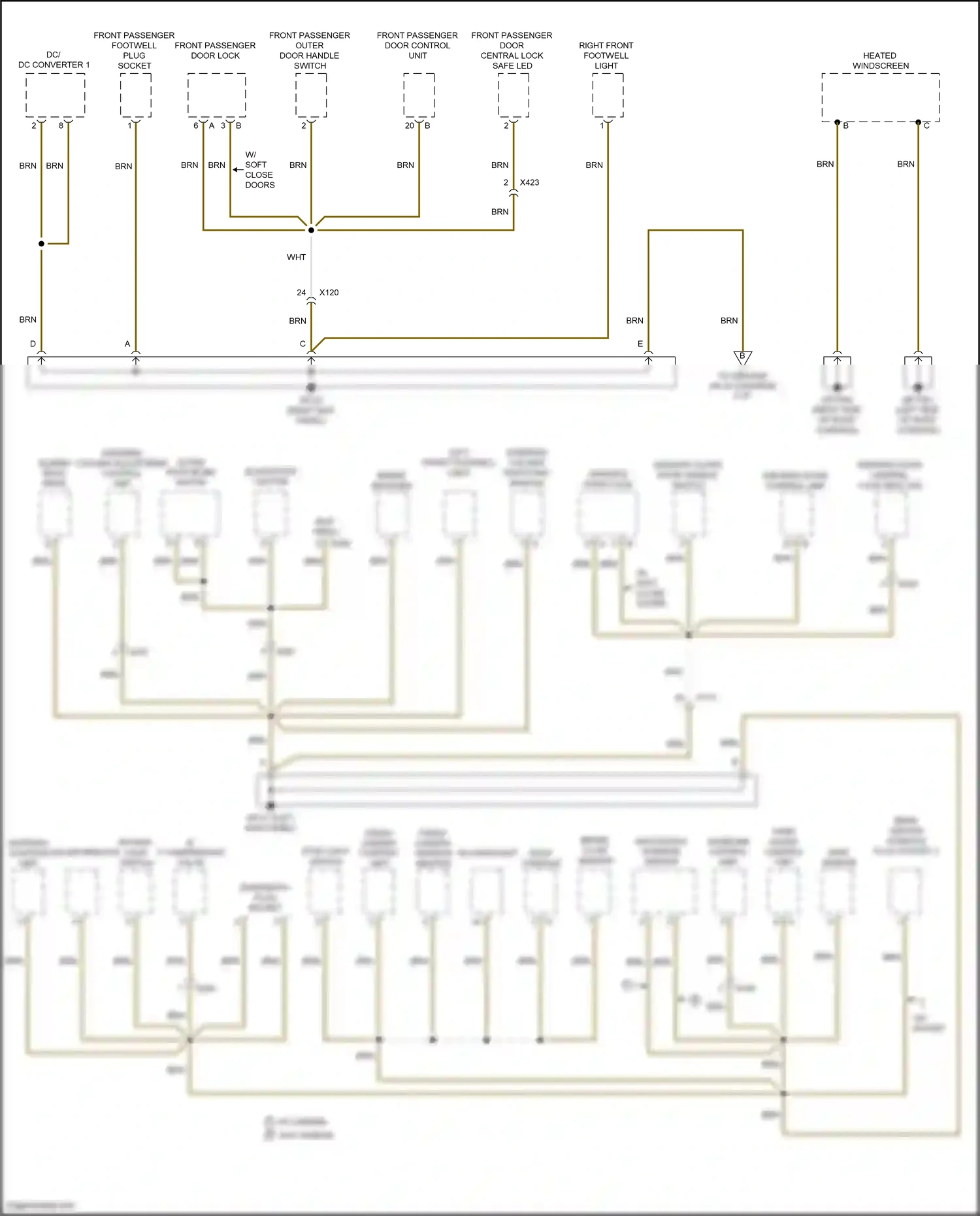 Wiring diagram gp-20 for Porsche Cayenne II facelift (2014-2018) (2 of 10)